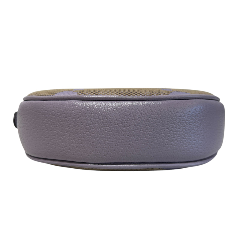 GUCCI/Hand Bag/OS/Monogram/Leather/PPL/Ophidia Jumbo GG Half Moon