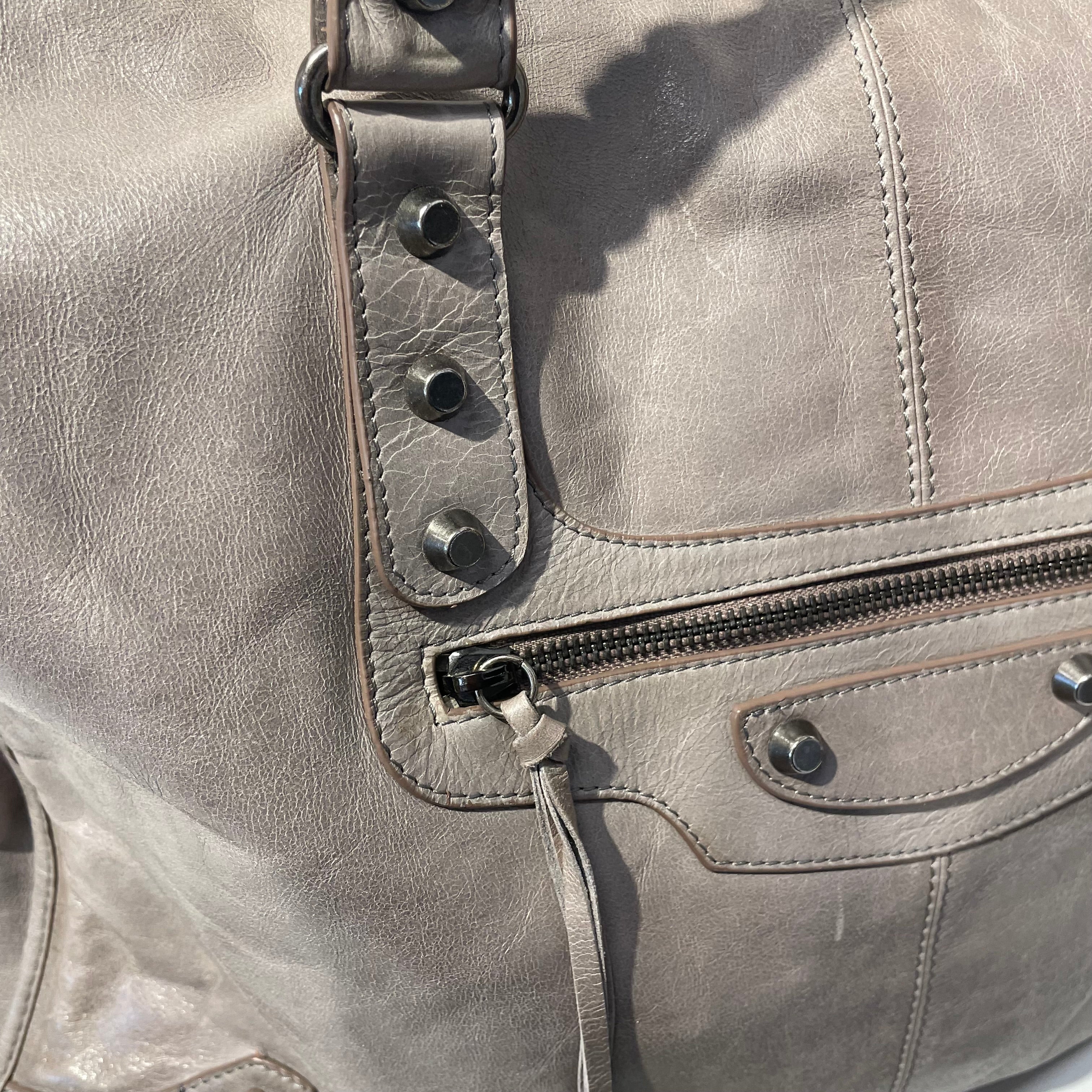 BALENCIAGA/Hand Bag/Leather/GRY/City Classic view 7