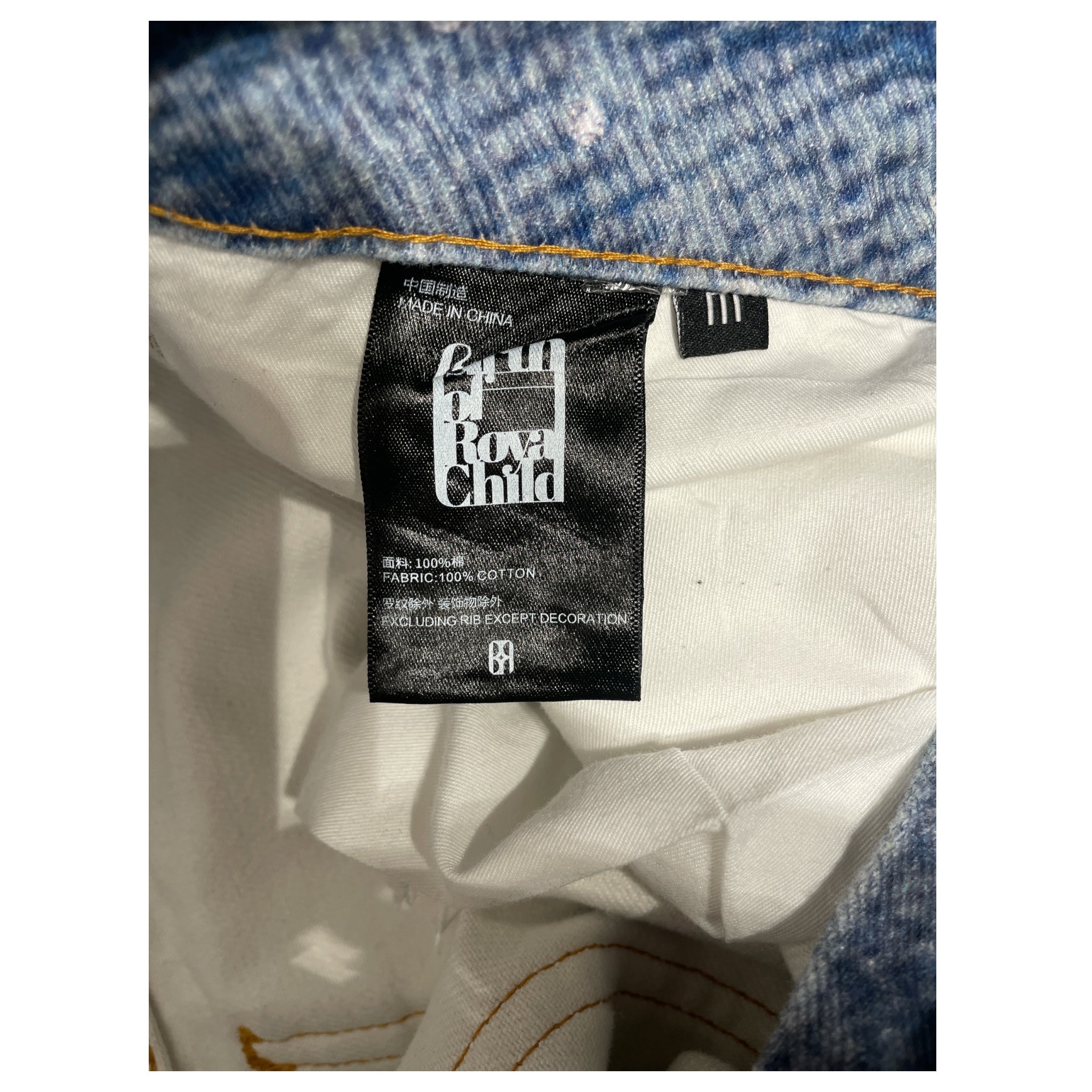 Birth Of Royal Child/Pants/M/Denim/BLU/Glitter/Crystal Baggy Jeans view 4