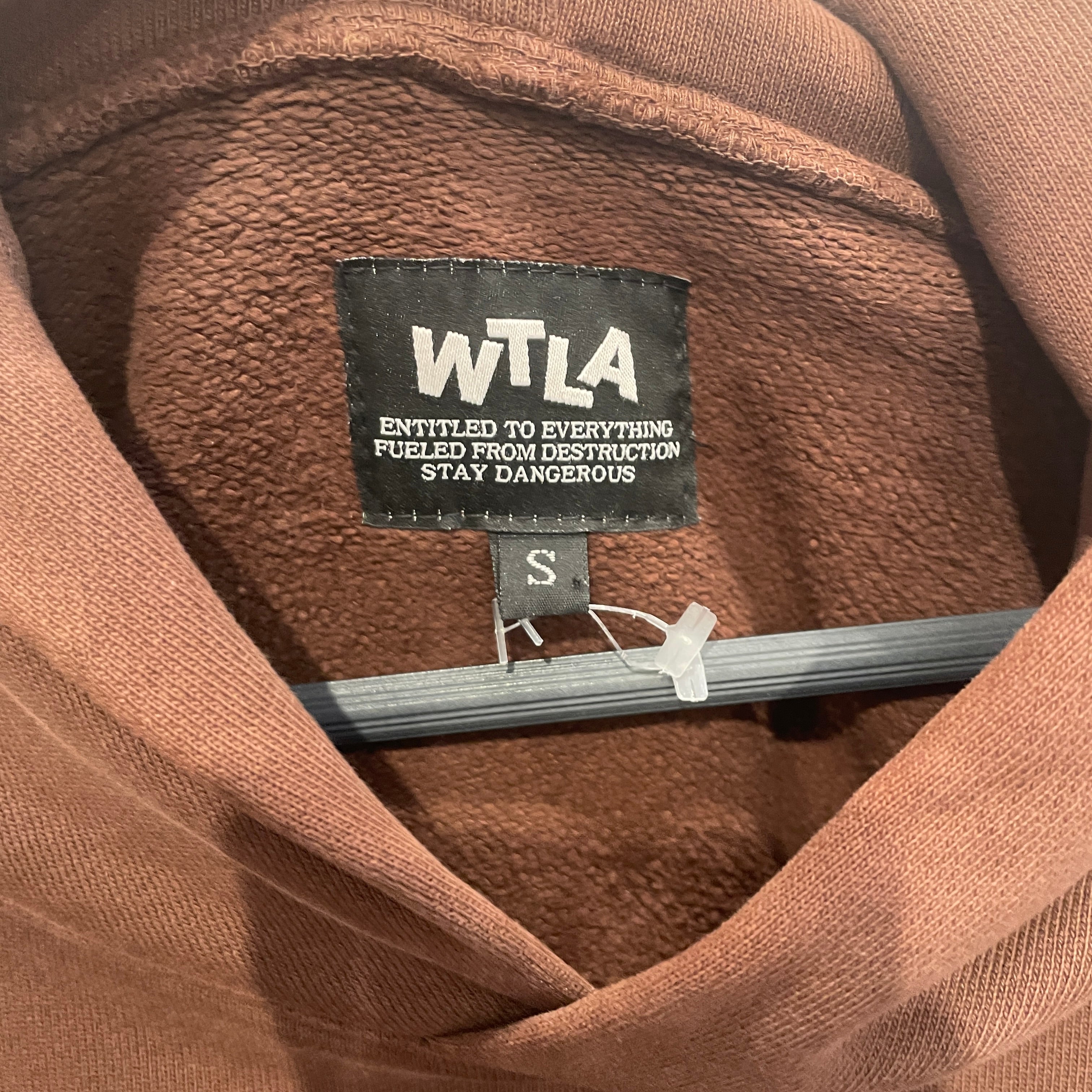 WTLA/Hoodie/S/Graphic/Cotton/BRW/KLUX BUSTERS view 3