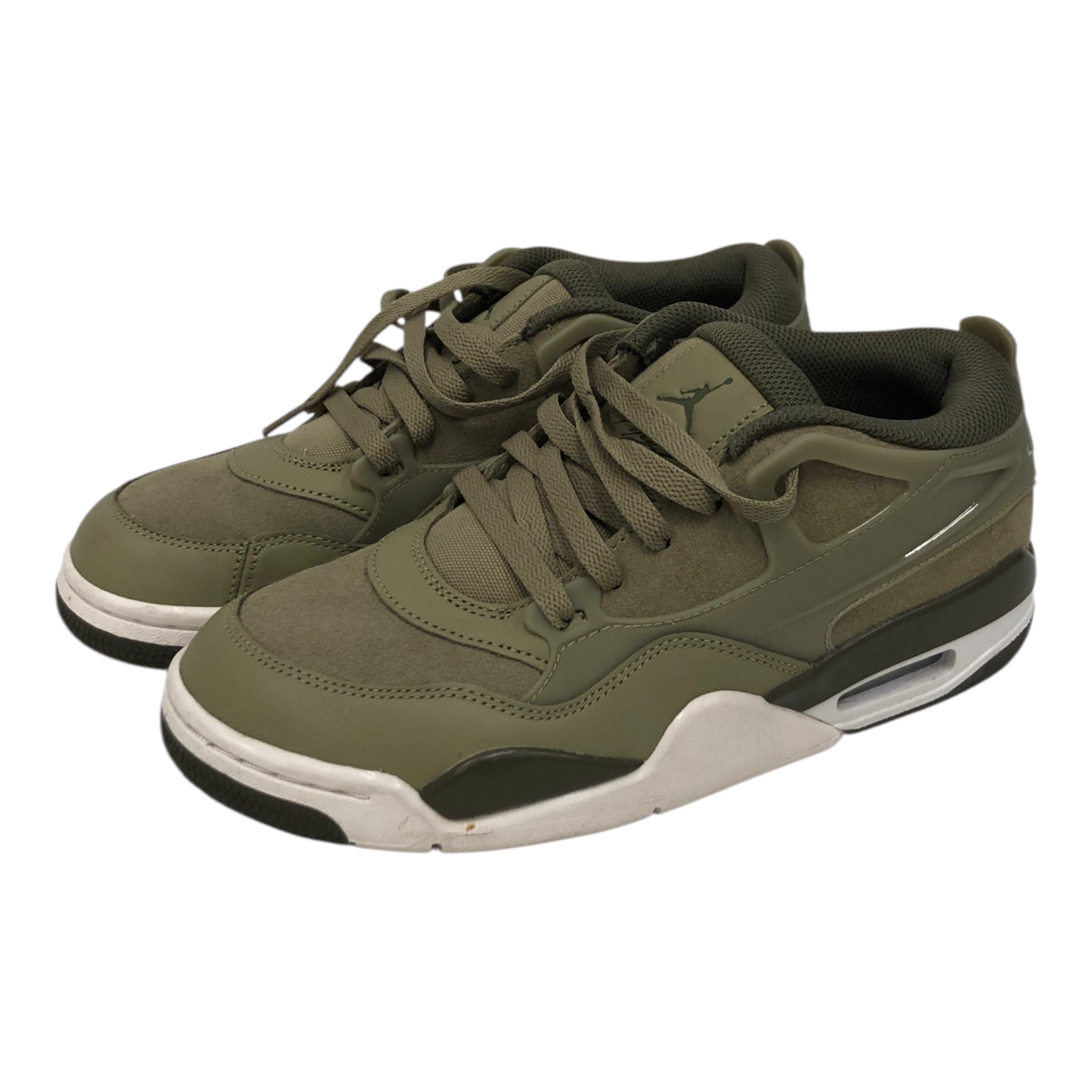 JORDAN BRAND/Low-Sneakers/US 9/Cotton/GRN/jordan 4 pm green view 2