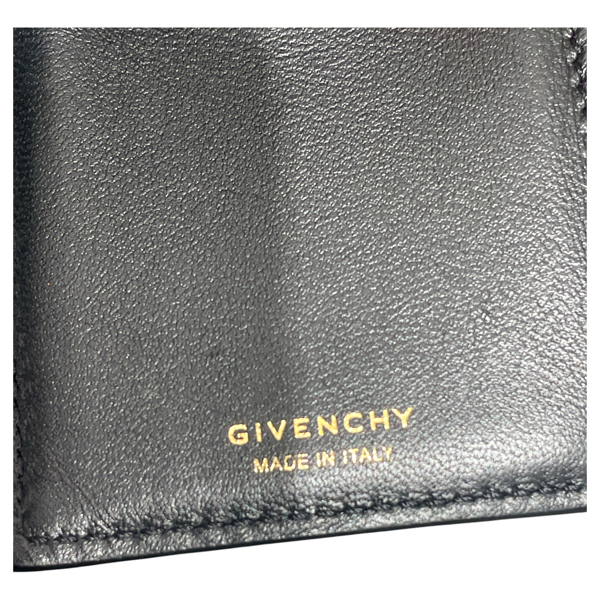 GIVENCHY/Trifold Wallet/Leather/BLK/L's/Givenchy Logo Wallet view 4