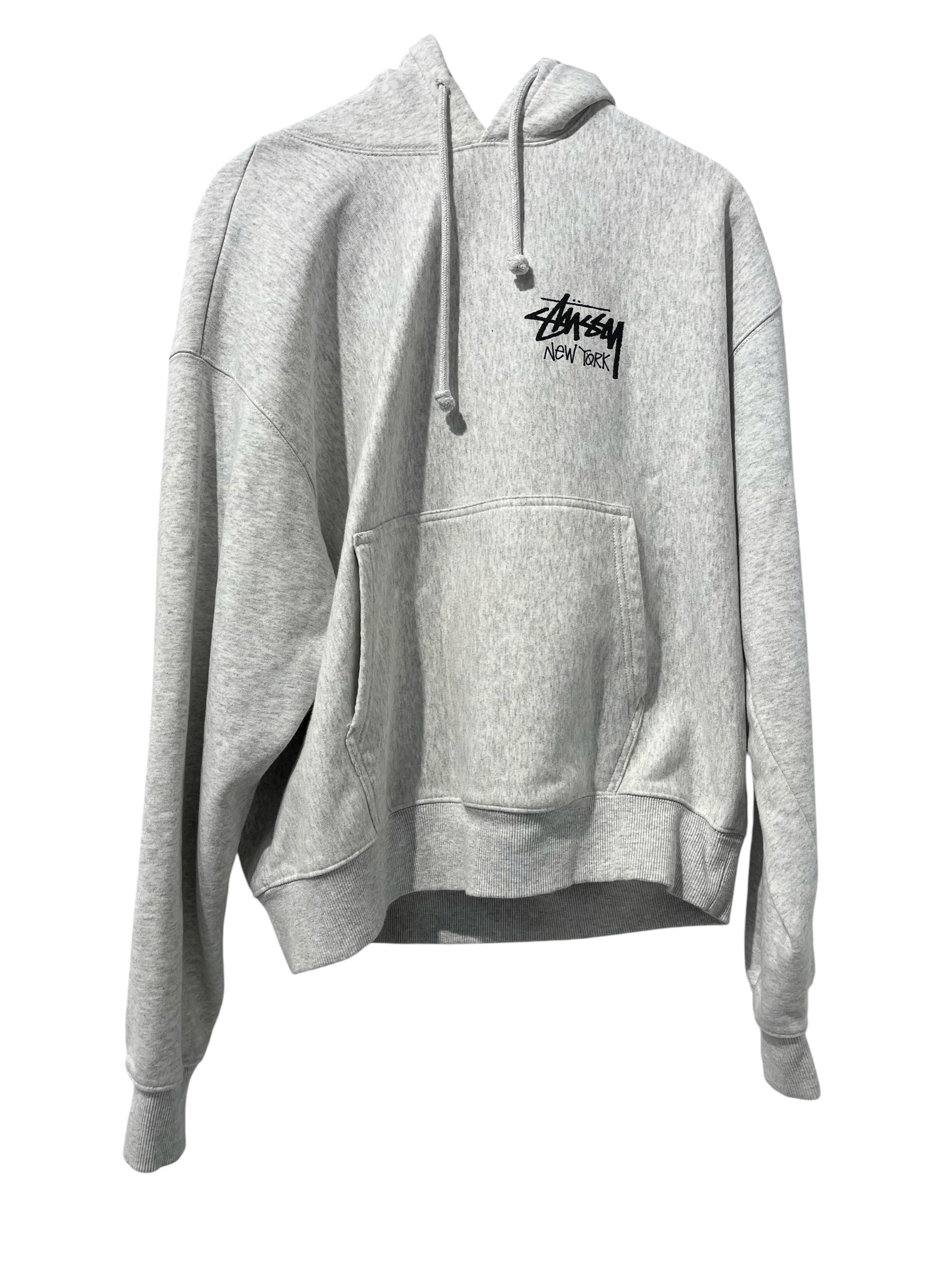STUSSY/Hoodie/XL/Graphic/Cotton/GRY/NY EXCLUSIVE XL HOODIE GRAY view 1