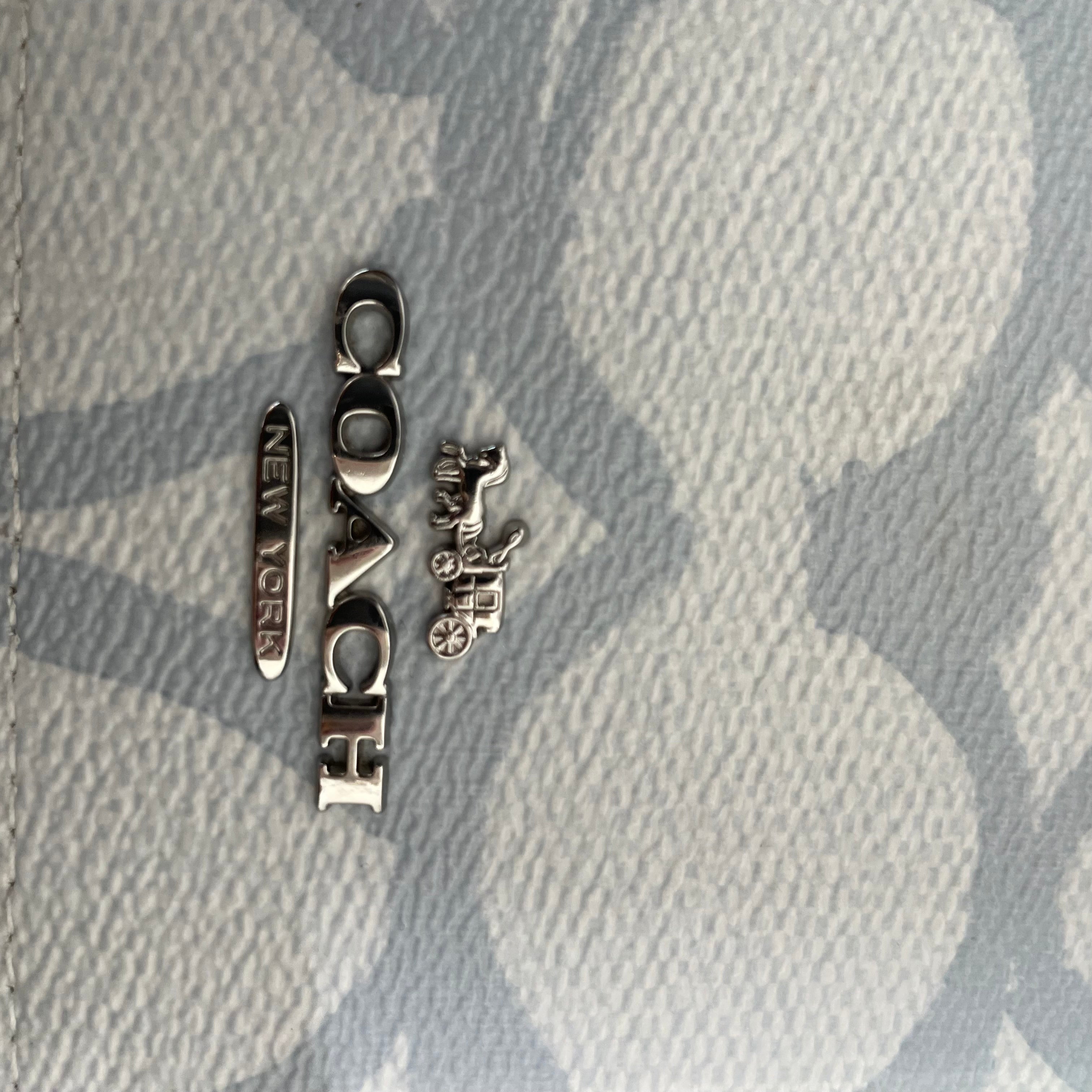 COACH/Hand Bag/Leather/BLU/COACH PATTERN view 5