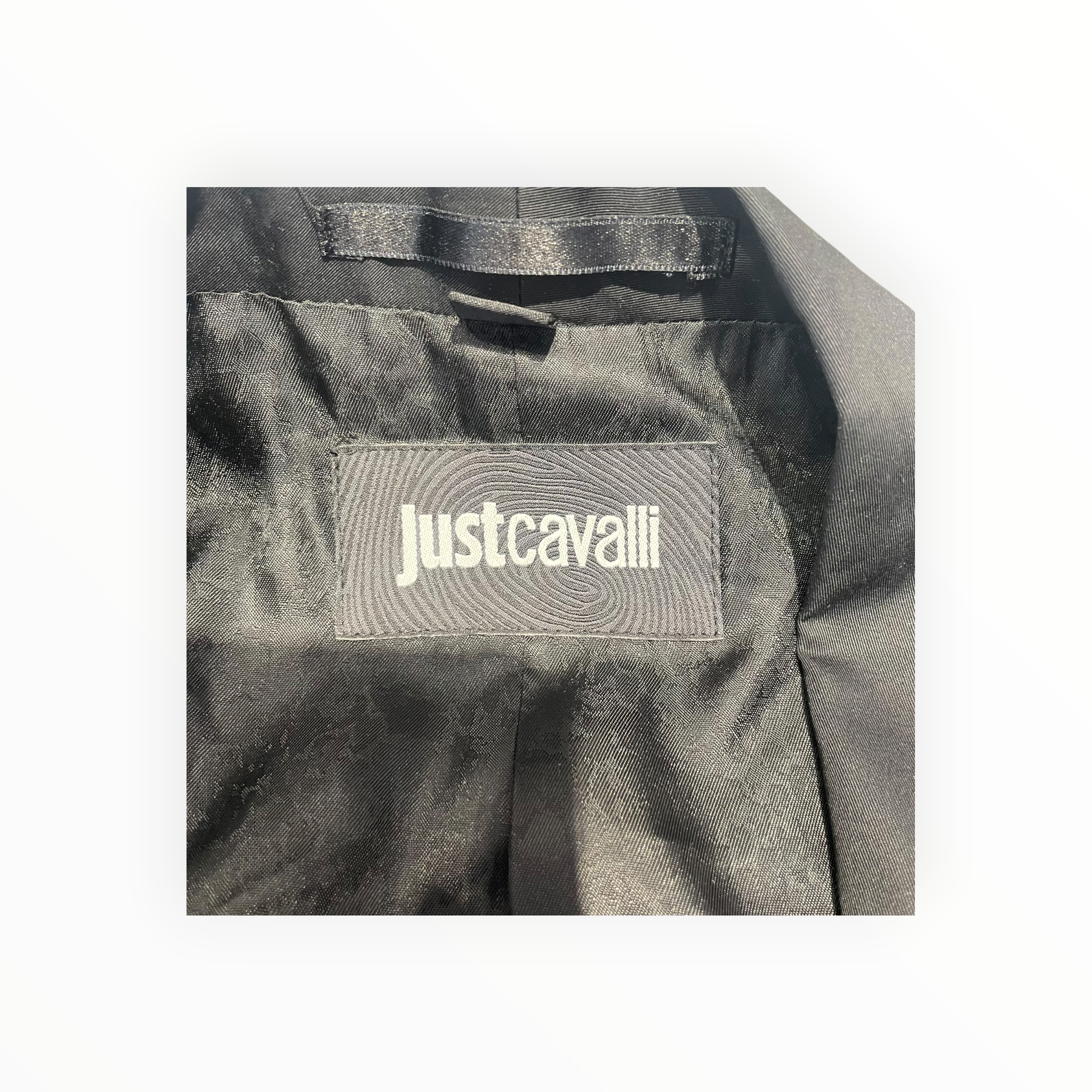 Just cavalli/Jacket/50/Cotton/BLK/blazer wth metallic stud view 3