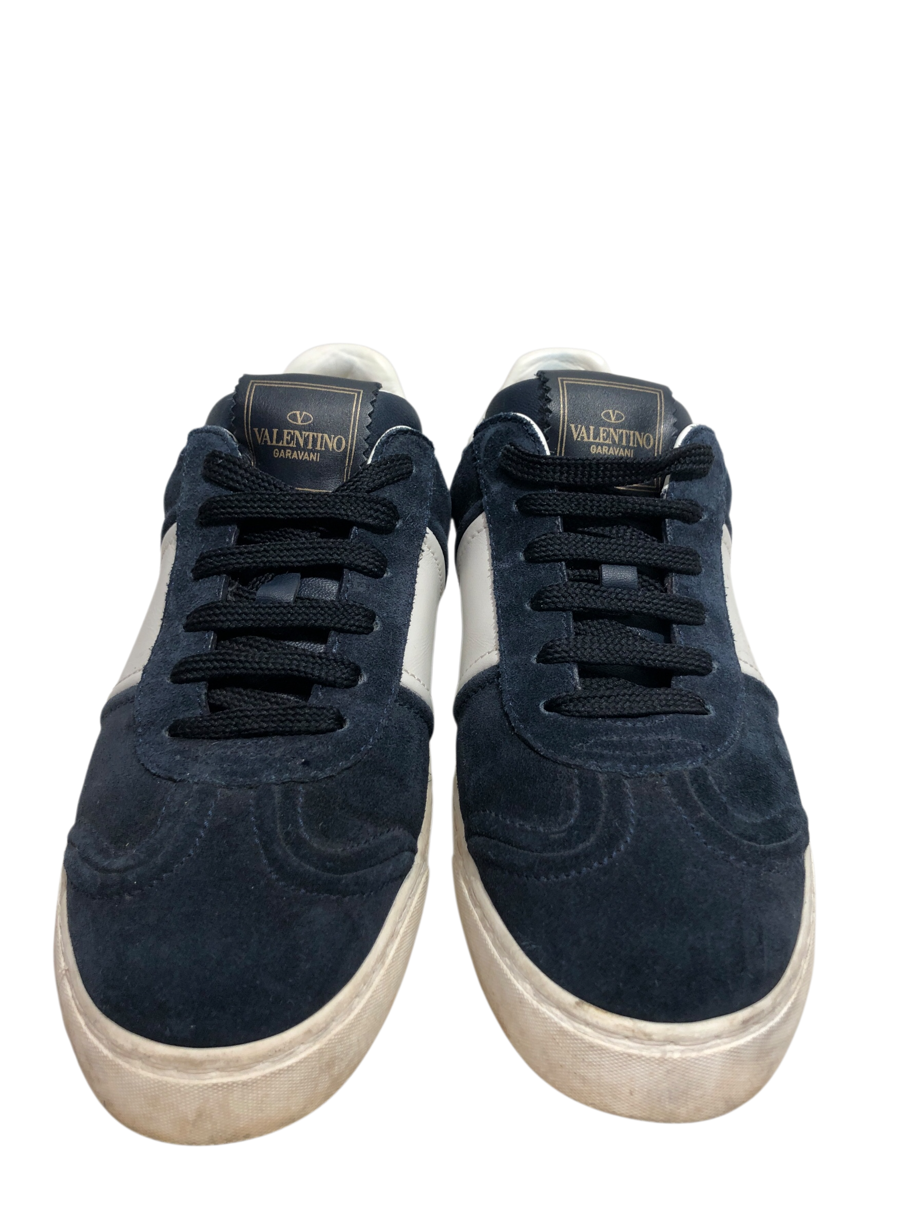 VALENTINO GARAVANI/Low-Sneakers/US 6/Suede/NVY/ view 3