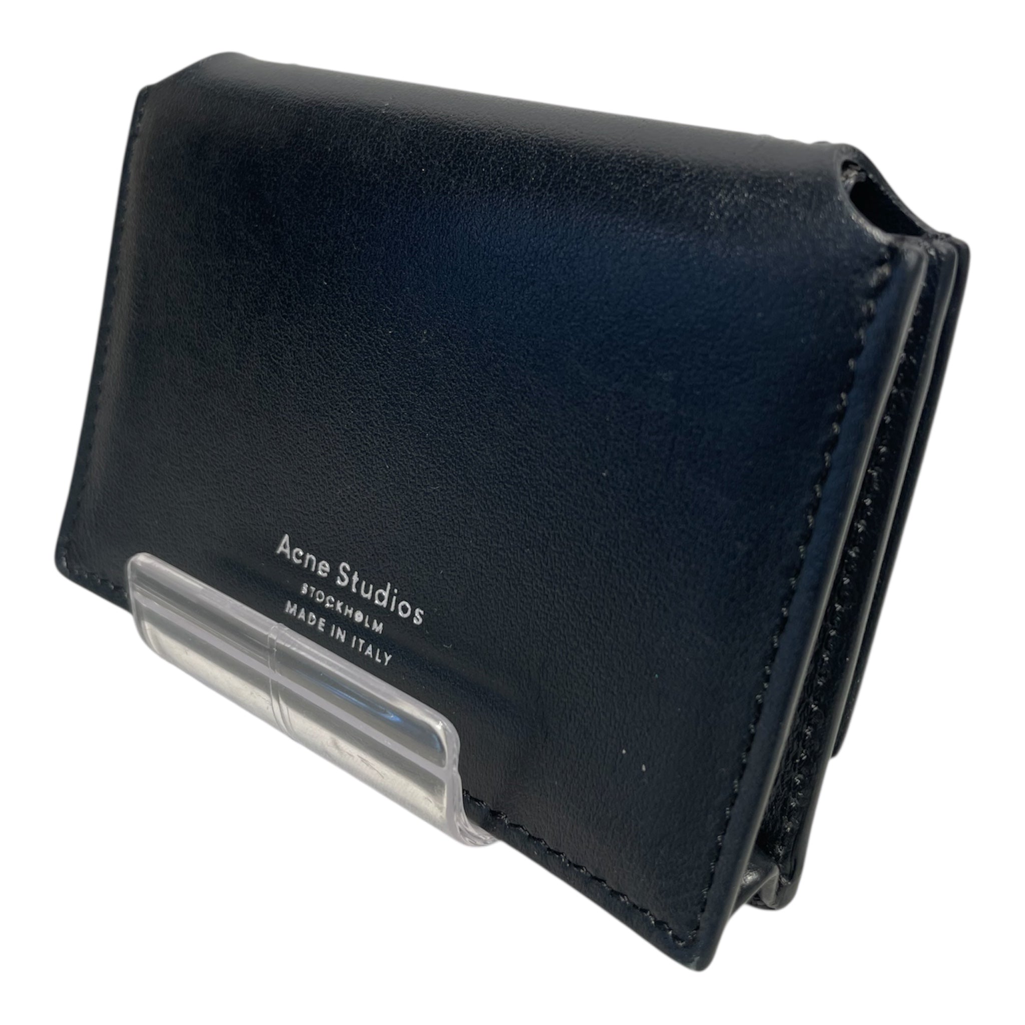 Acne Studios/Wallet/Leather/BLK/long strap card holder view 2