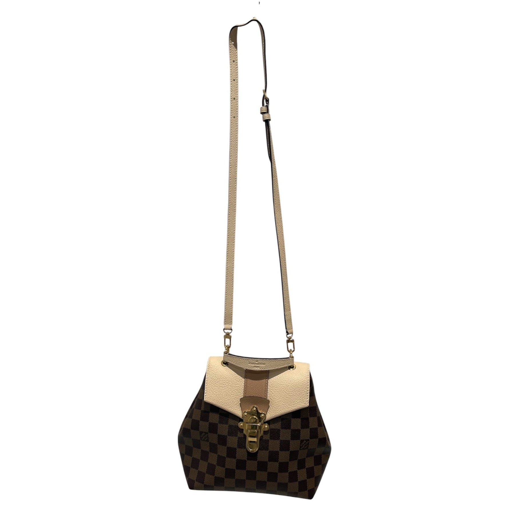 LOUIS VUITTON/Bag/Leather/BRW/lv monogram clapton view 1