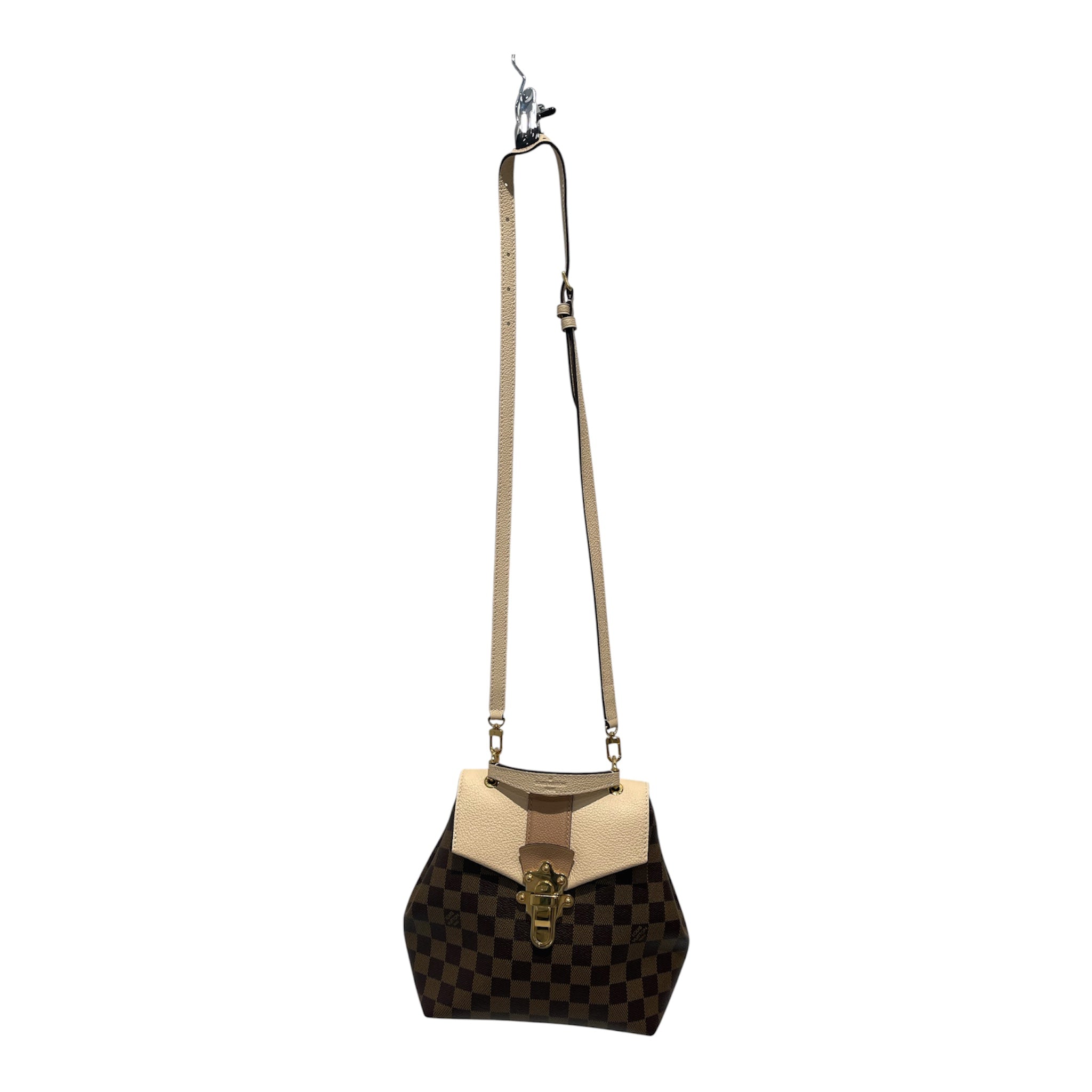 LOUIS VUITTON/Bag/Leather/BRW/lv monogram clapton view 1
