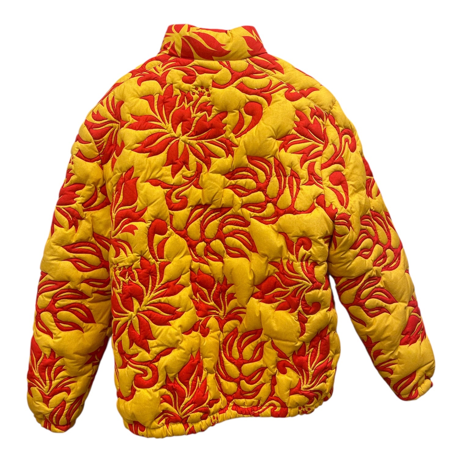 ERL/Puffer Jkt/XXL/Cotton/YEL/All Over Print/RED FLORAL DESIGN view 2