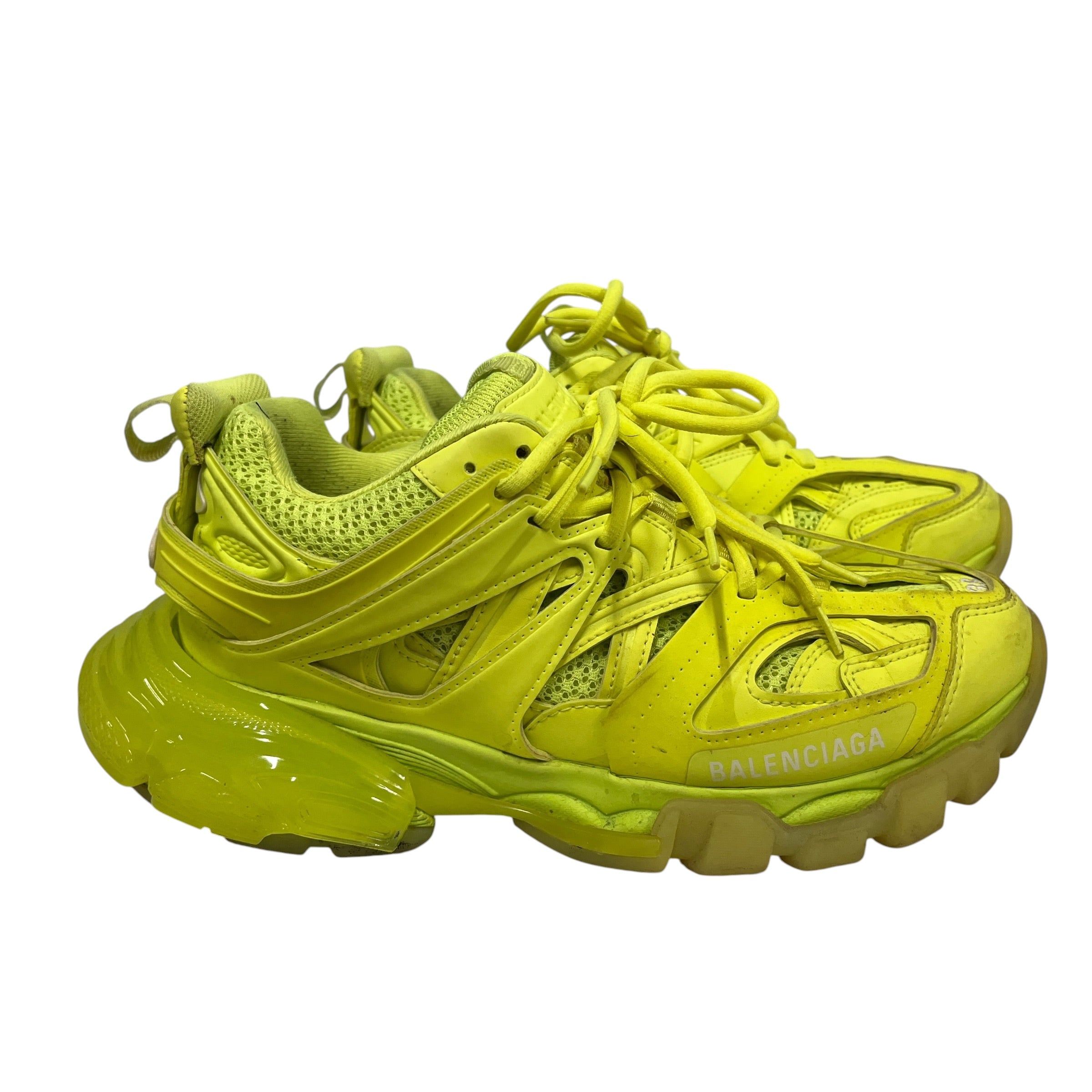 BALENCIAGA/Low-Sneakers/US 8/Polyester/GRN/Tracks view 4