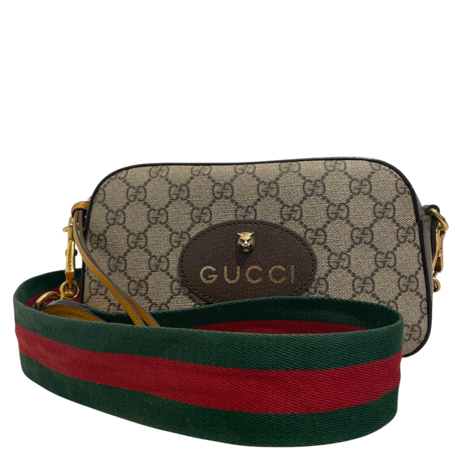 GUCCI/Cross Body Bag/Monogram/Leather/BRW/476466525040 view 1