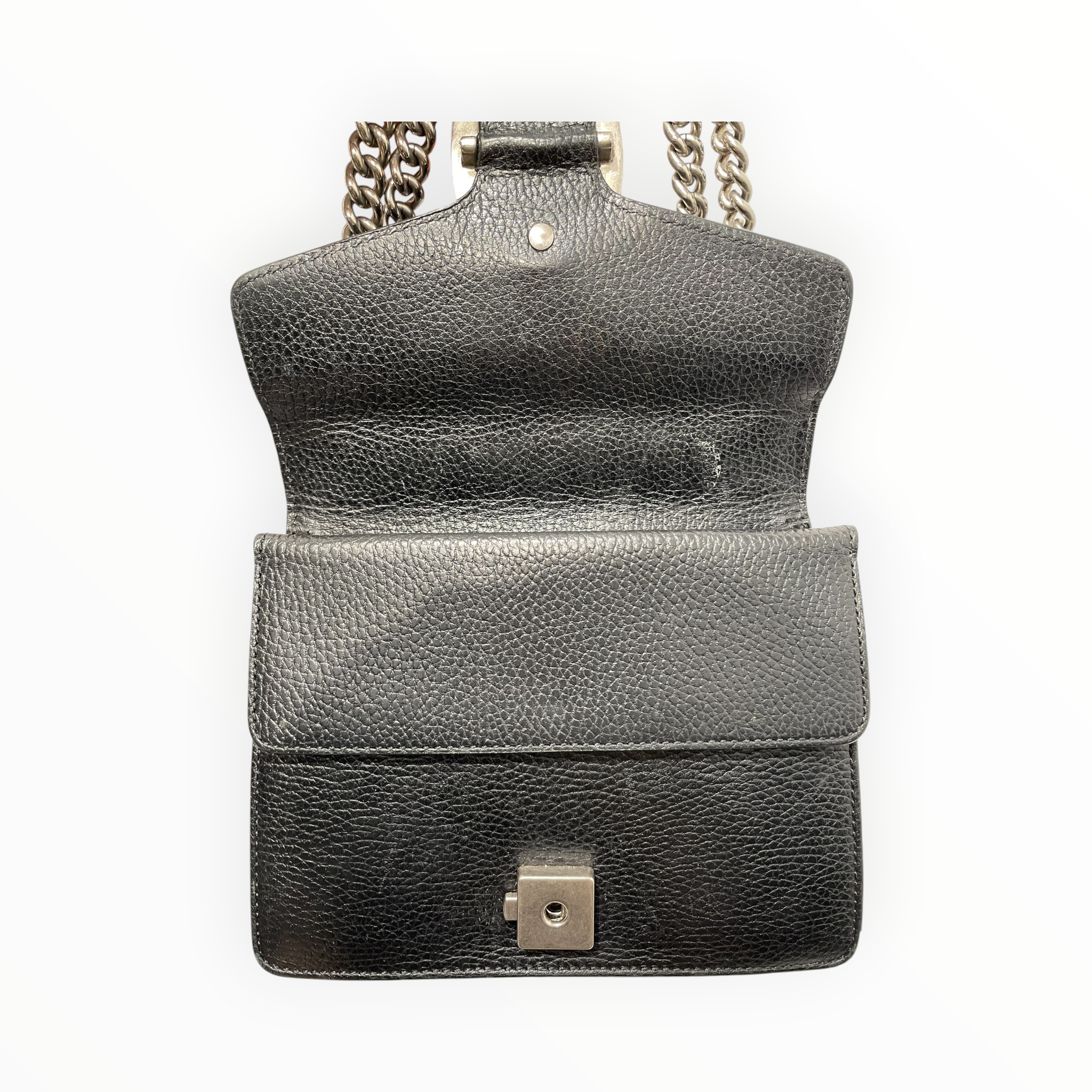 GUCCI/Cross Body Bag/Leather/BLK/DIONYSUS view 6
