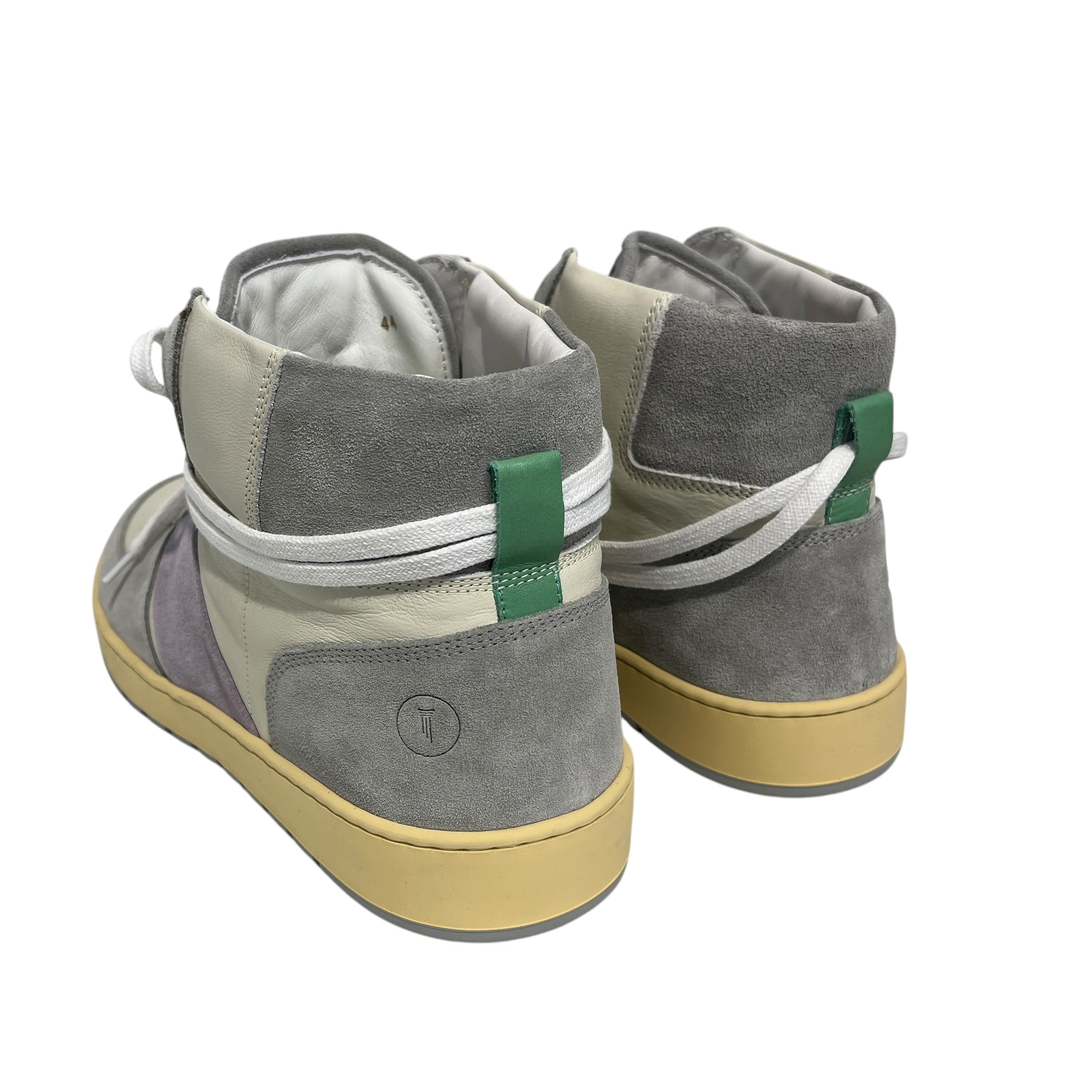 COLLEGIUM/discord/Hi-Sneakers/EU 44/Cotton/GRY/BURPLE SUEDE view 2