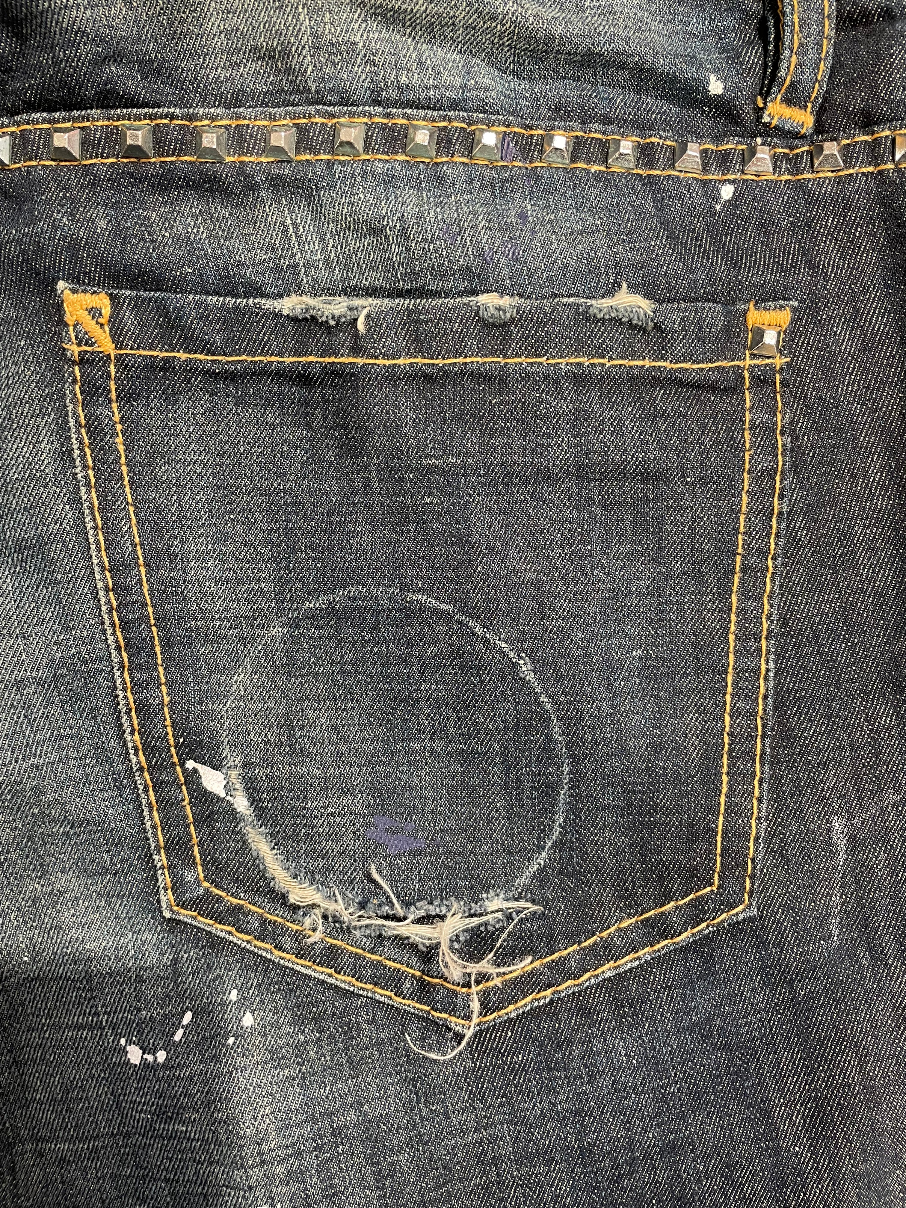 DSQUARED2/Bottoms/40/Denim/NVY/studden jeans view 4