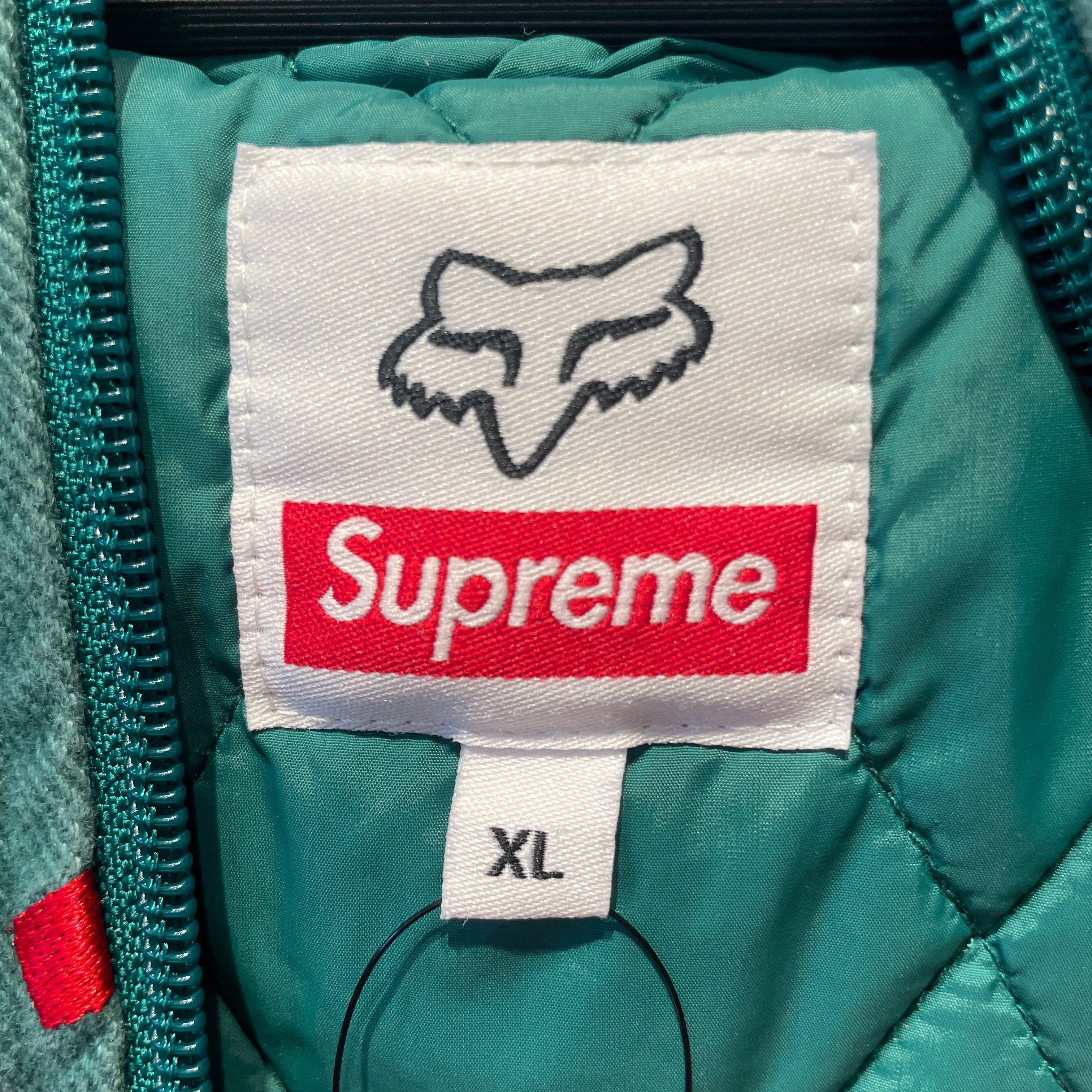 Supreme/Fox Racing/Jacket/XL/Cotton/GRN/HONDA / WORK JACKET view 3