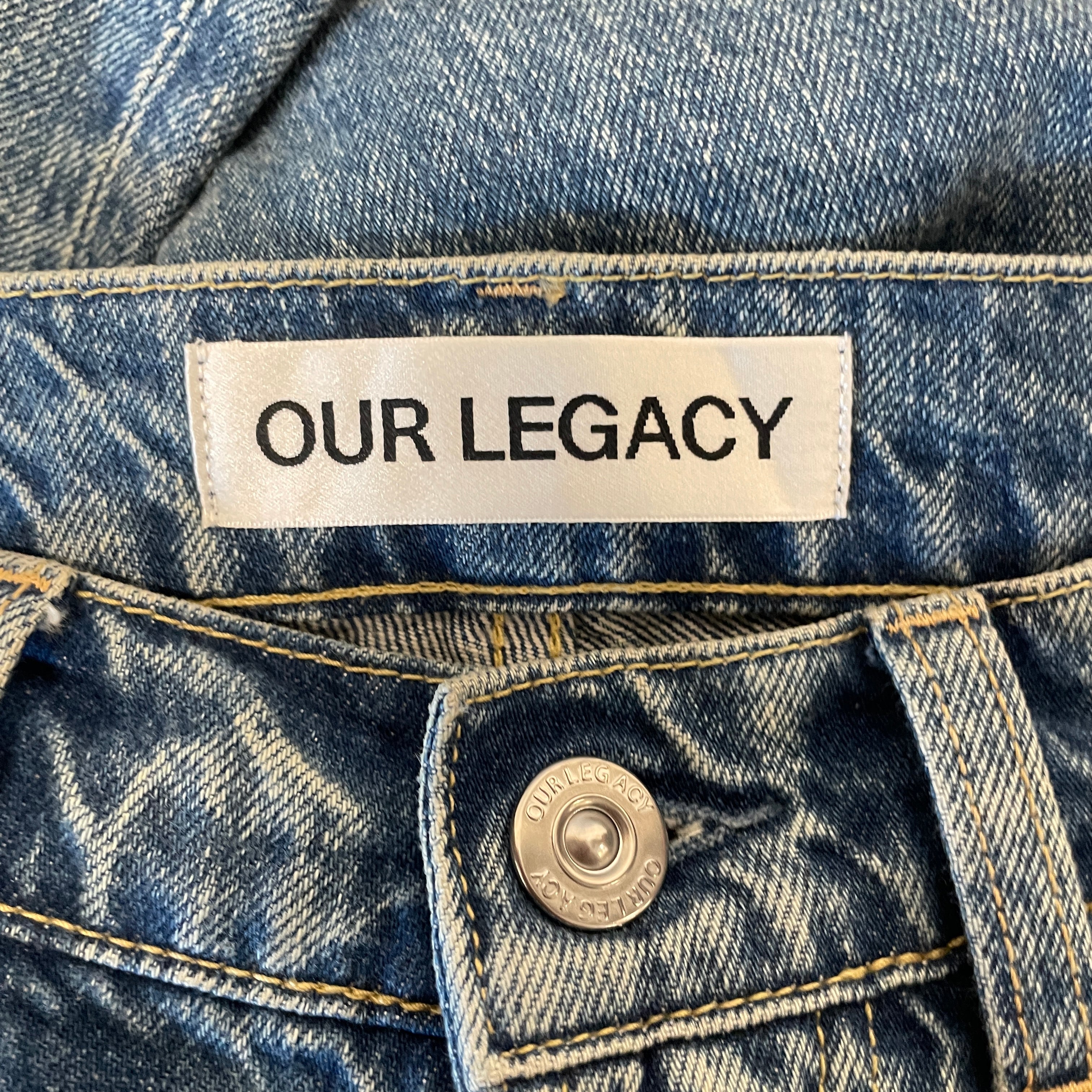 OUR LEGACY/Pants/31/Denim/BLU/THIRD CUT BLUE DENIM view 3