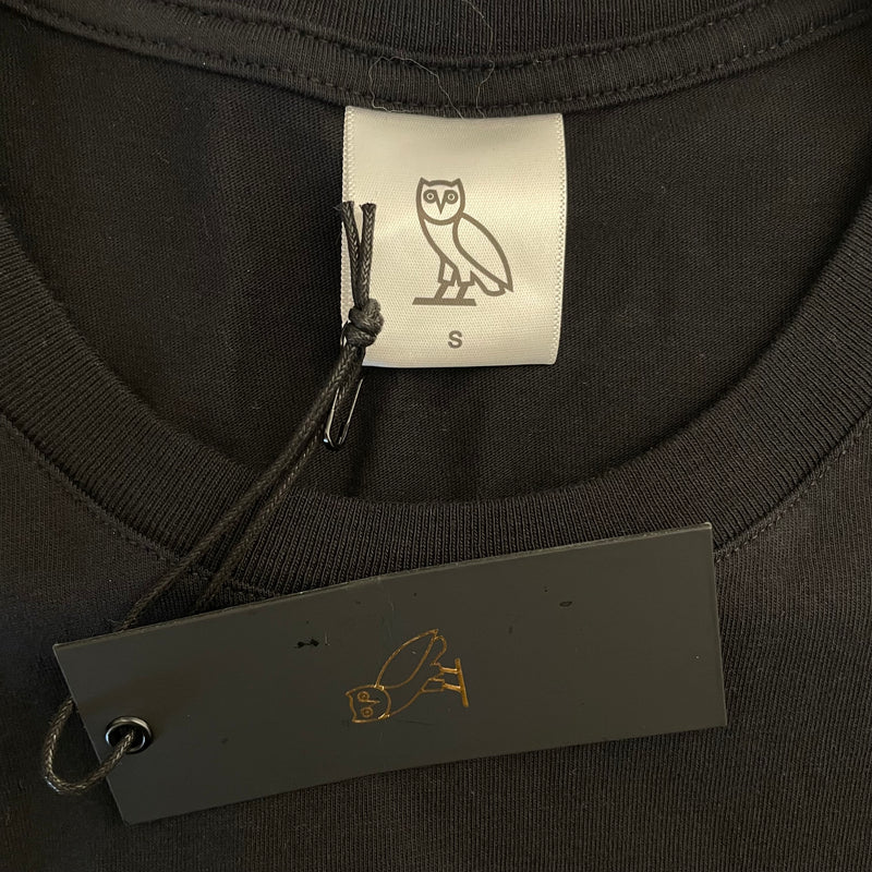 OCTOBERS VERY OWN(OVO)/T-Shirt/S/Cotton/BLK/Graphic/