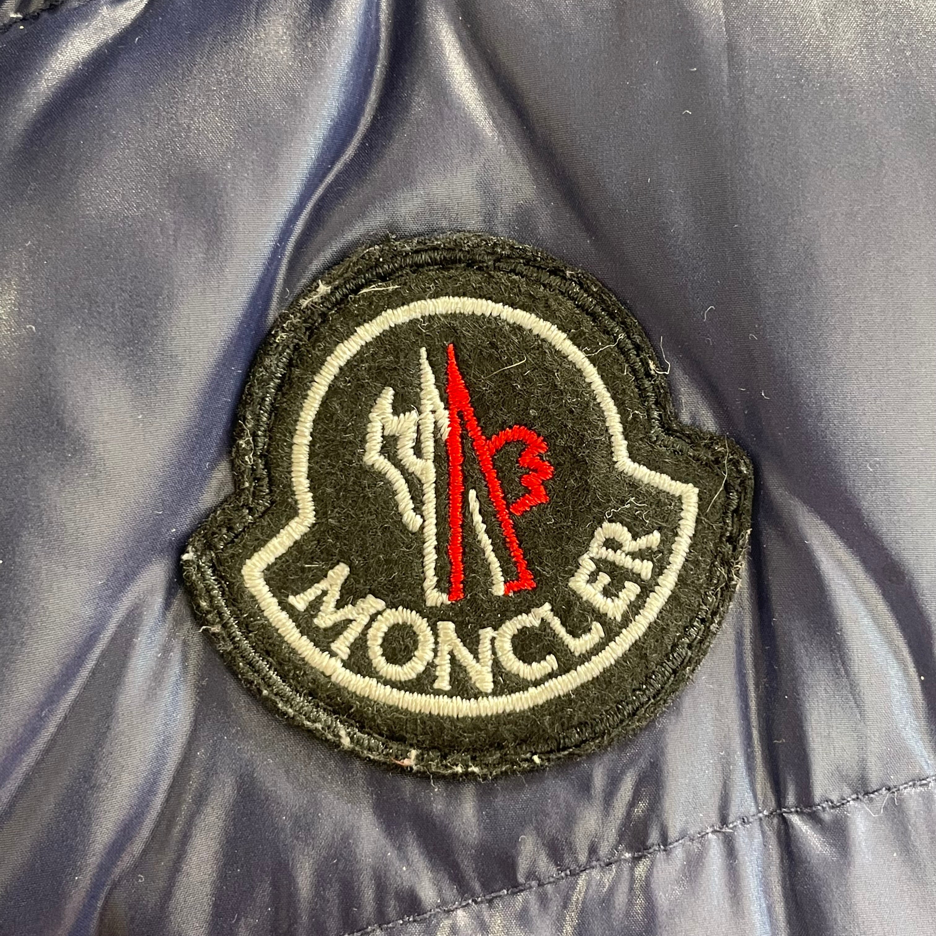 MONCLER/Puffer Vest/L/Stripe/Nylon/NVY/PELAT DOWN VEST/HOOD view 5