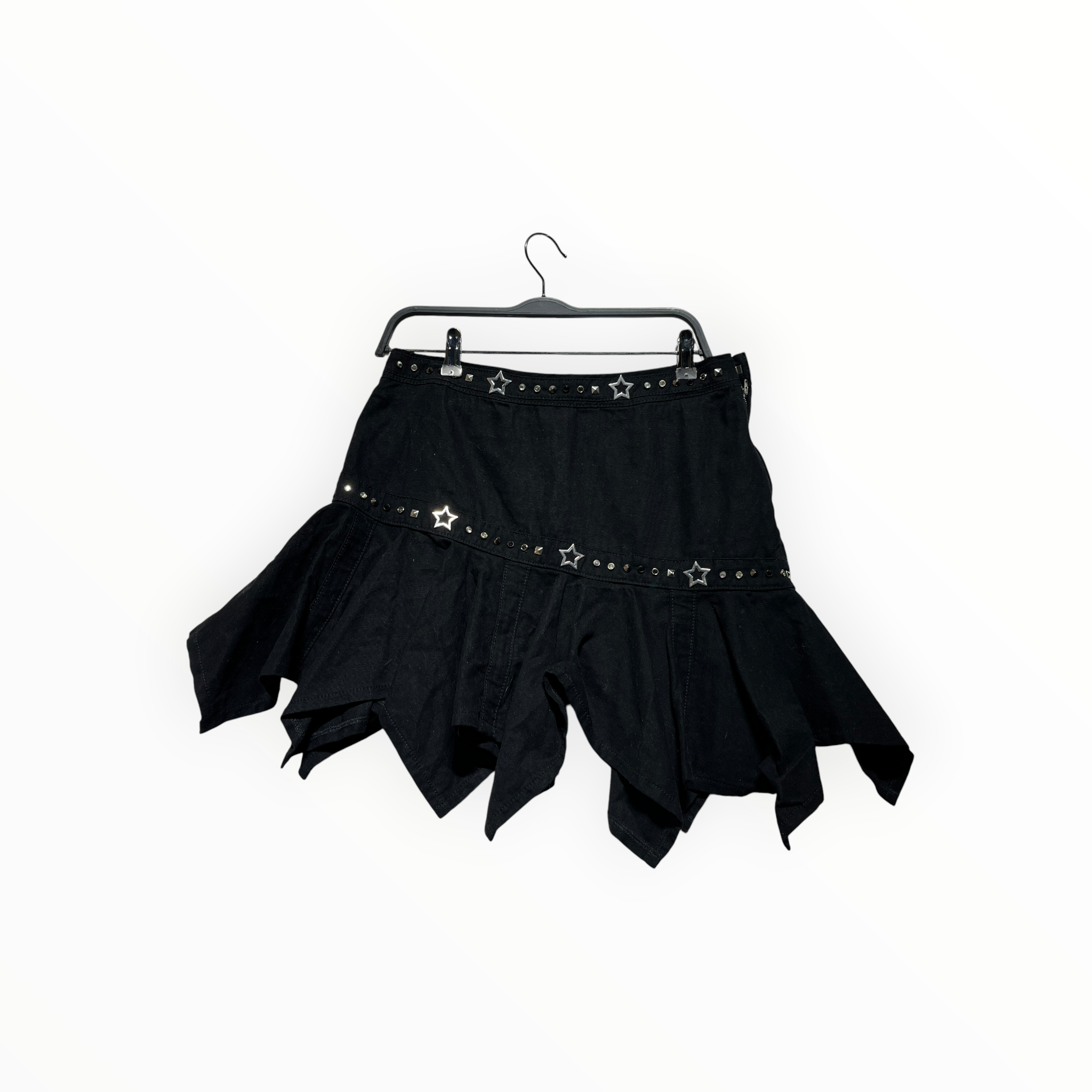 Heaven By Marc Jacobs/Kiko Kostadinov/Skirt/M/Cotton/BLK/Mini Length/STUDDED/STAR view 2