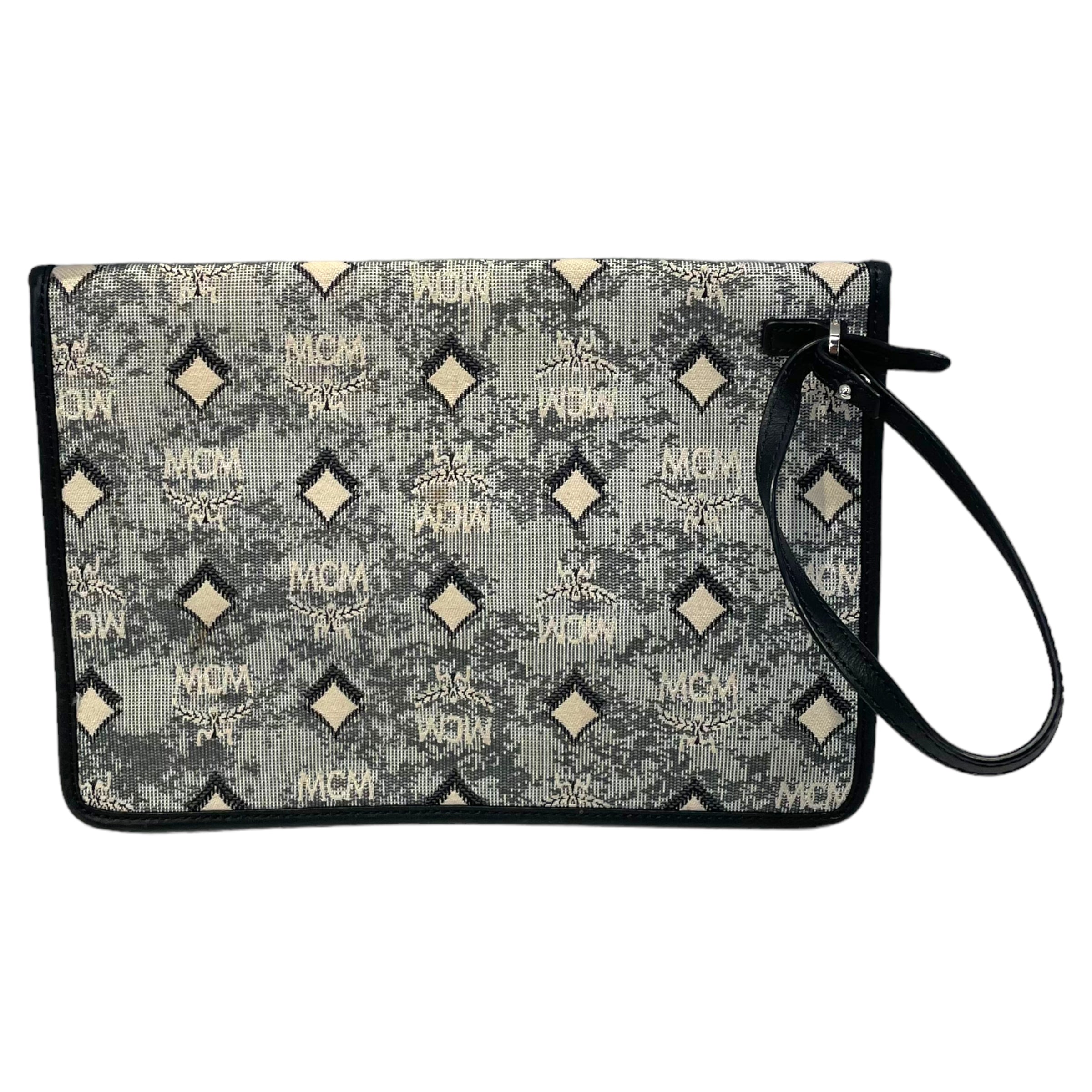 MCM/Clutch Bag/Monogram/GRY/ view 2