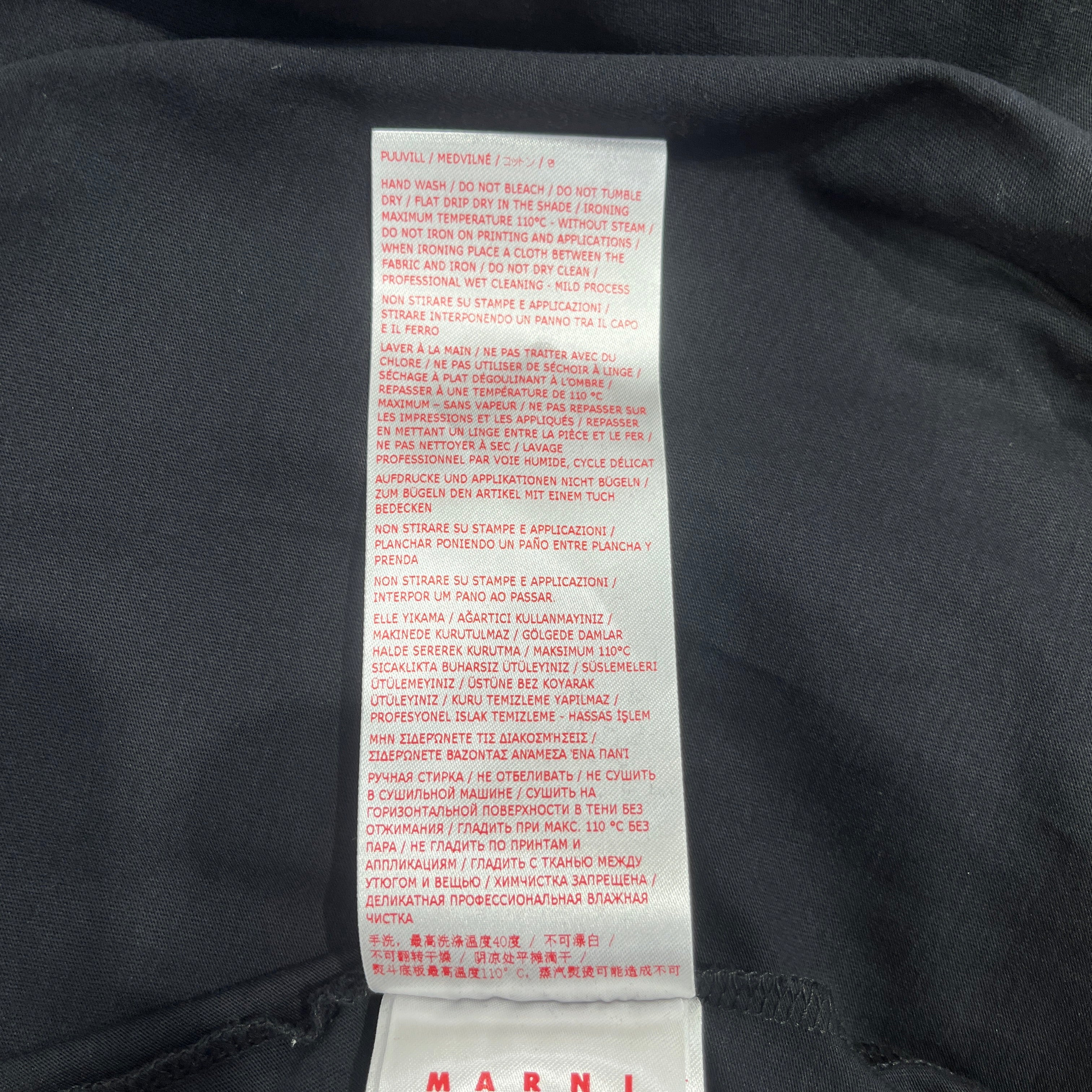 MARNI/T-Shirt/50/Cotton/BLK/Box Logo view 5