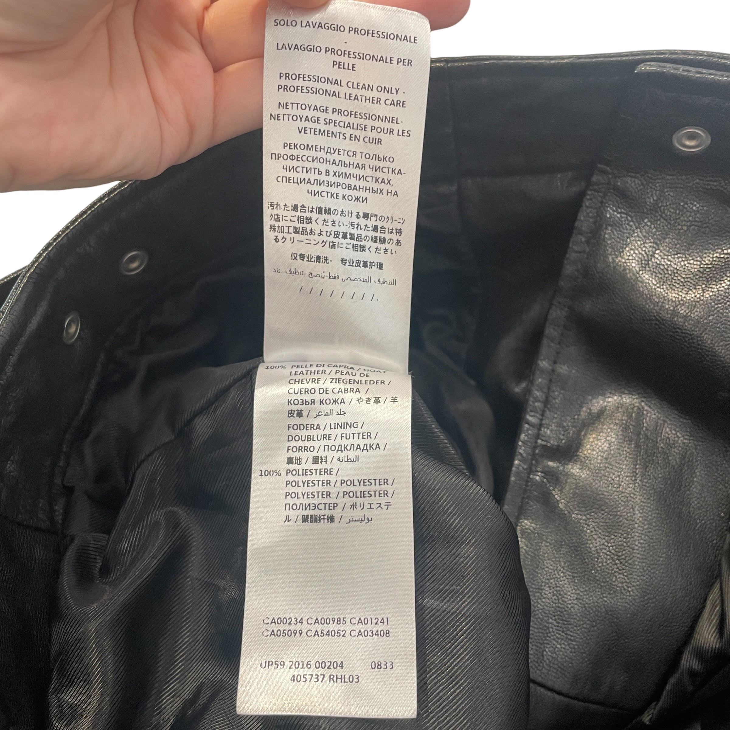 McQ Alexander McQueen/Leather Jkt/XL/Leather/BLK/ view 5