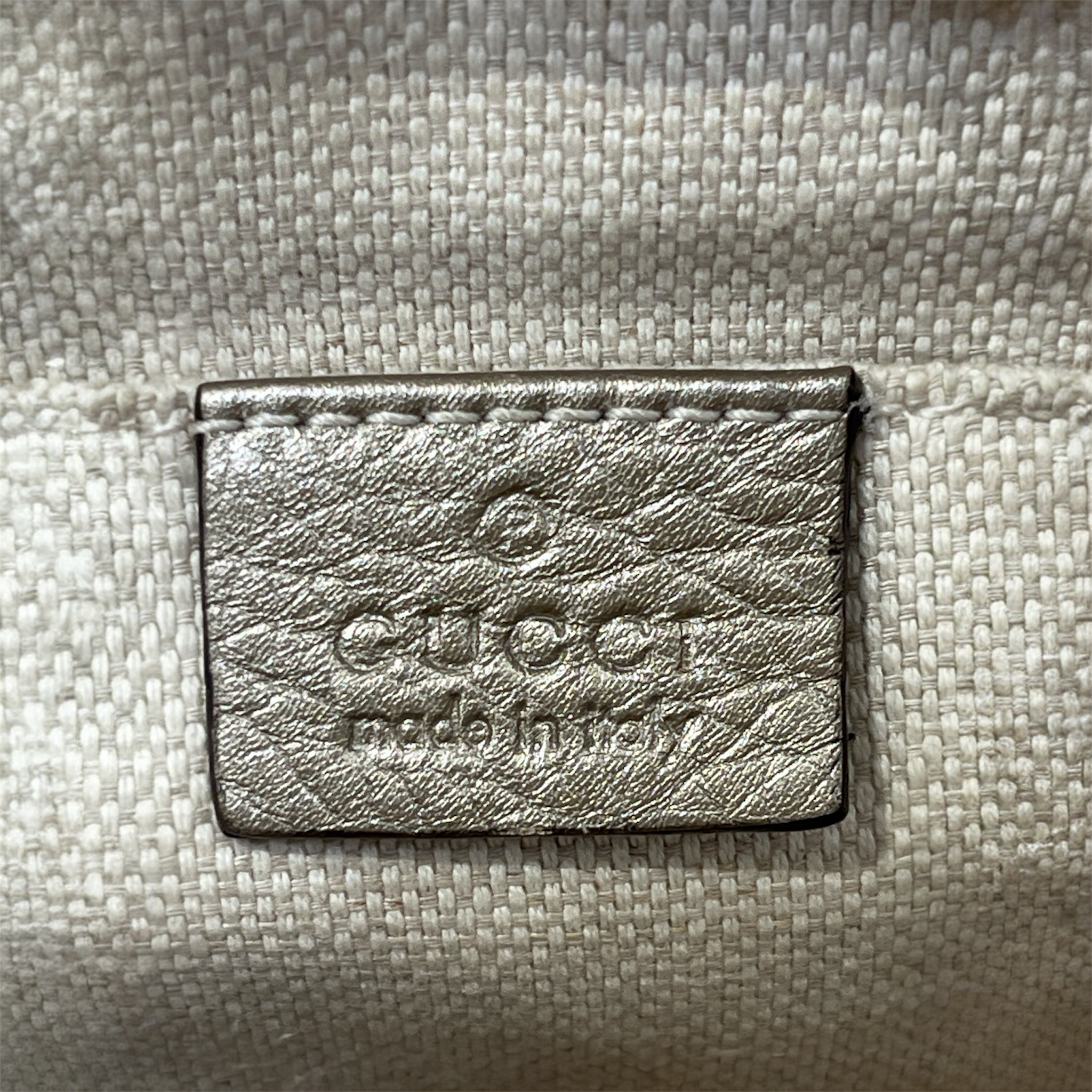 GUCCI/Cross Body Bag/Leather/GLD/SOHO DISCO GLD/SLV COLOR view 4