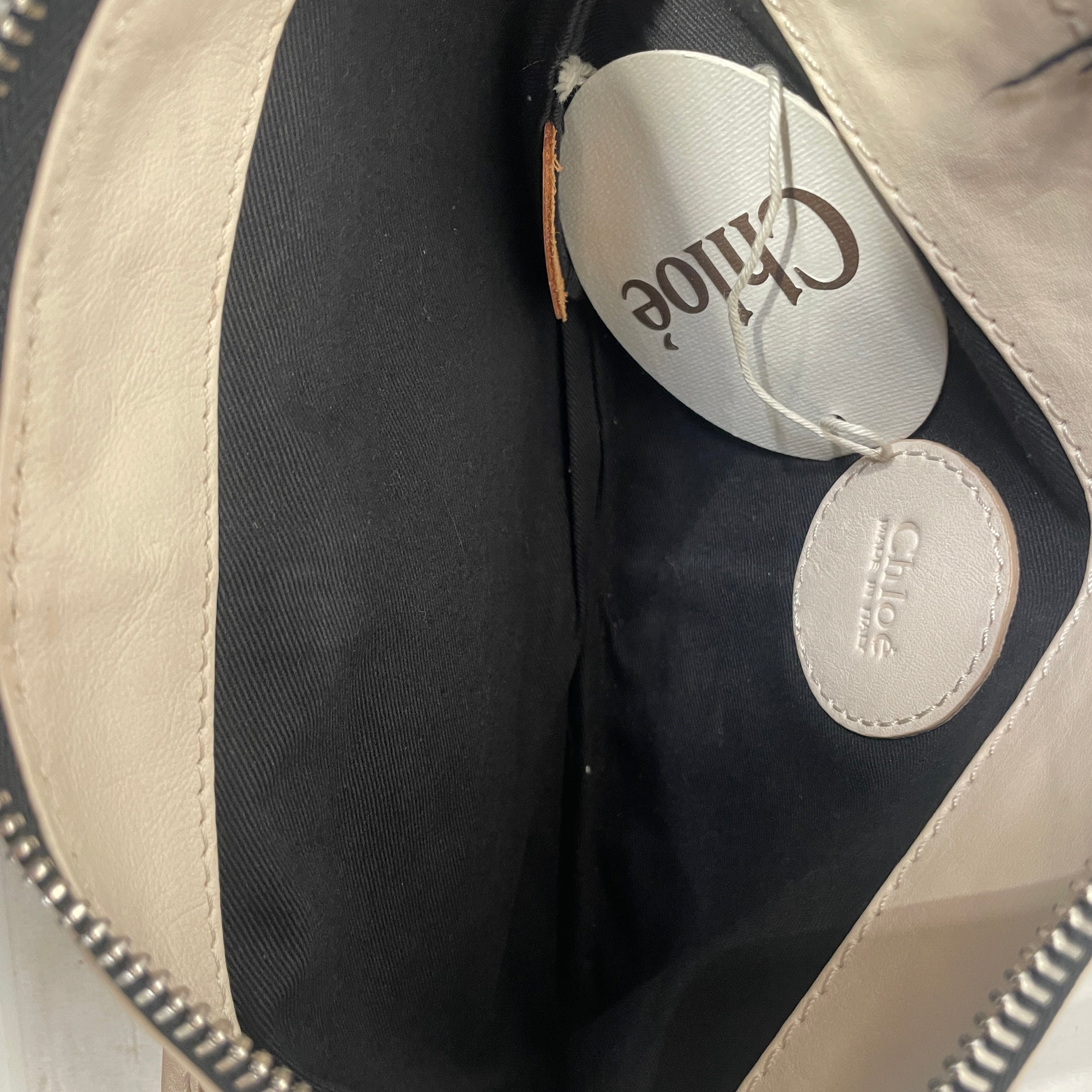 Chloe/Clutch Bag/Leather/WHT/LEATHER CLUTCH view 3