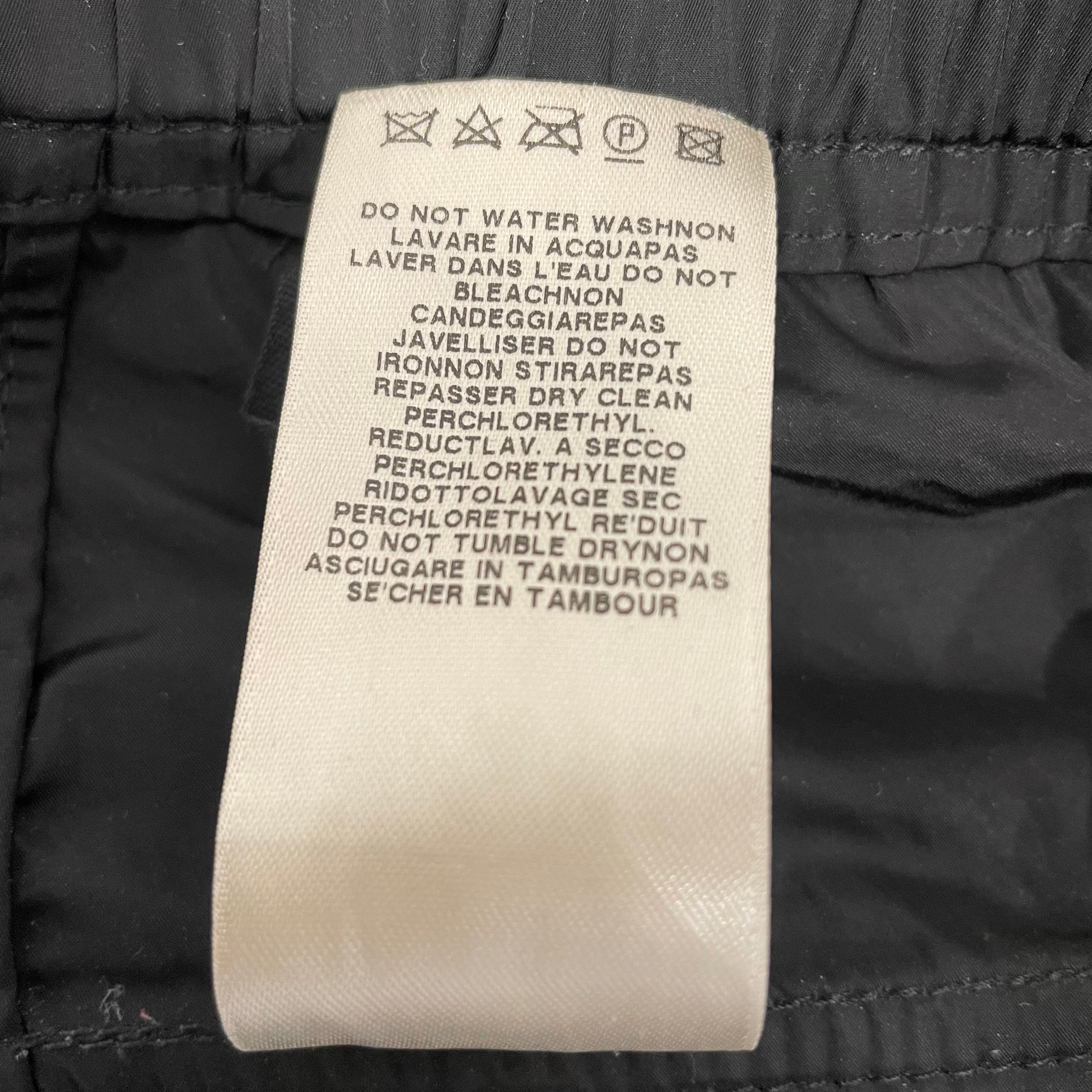Rick Owens/Shorts/52/Polyester/BLK/DROP CROTCH view 3