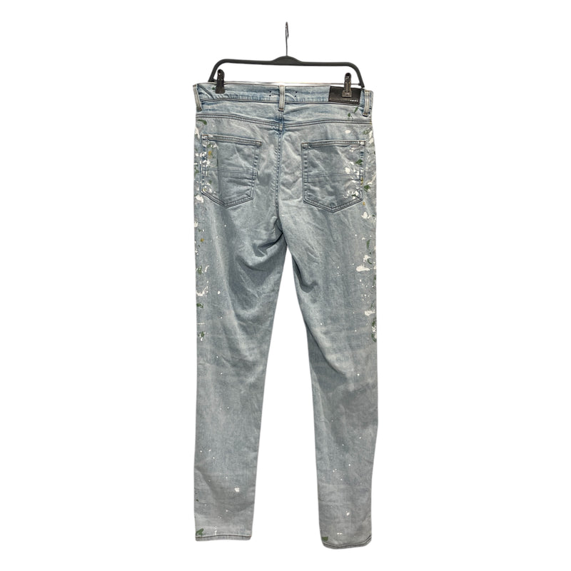 AMIRI/Skinny Pants/33/Denim/IDG/Paint Splatter