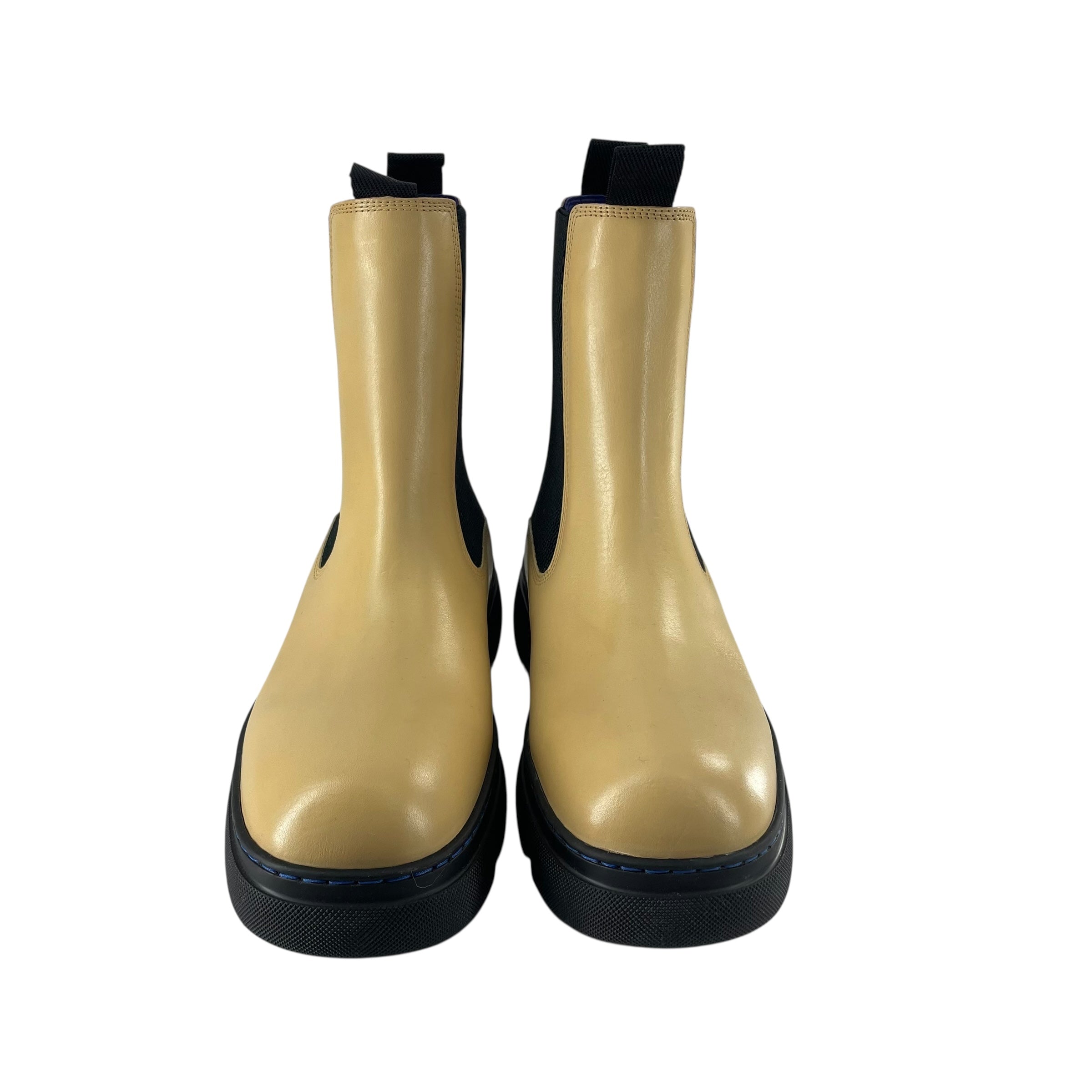 BURBERRY/Boots/EU 37.5/Leather/BEG/CREEPER CHELSEA view 3