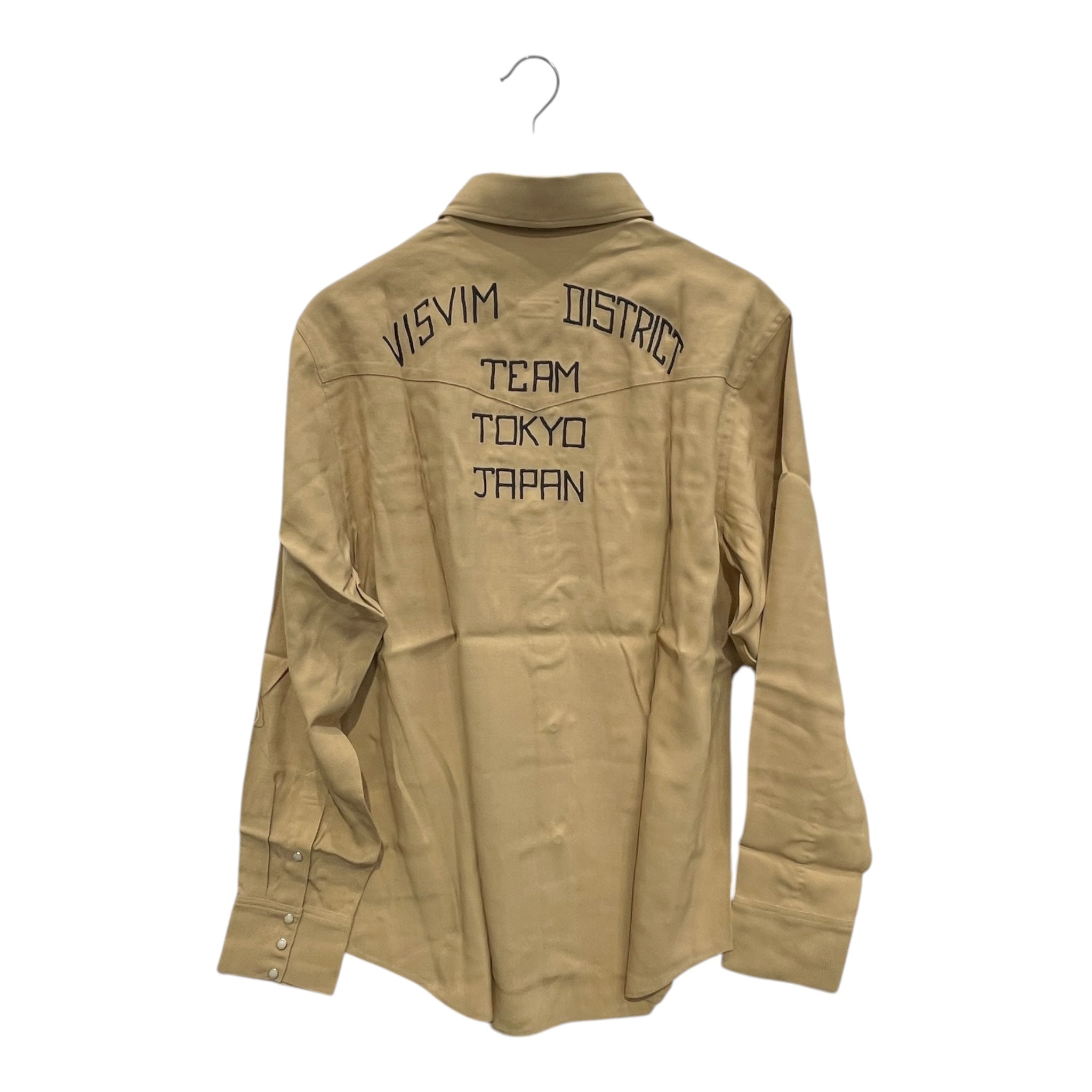 visvim/LS Shirt/2/Rayon/KHK/Western/western "visvim district" view 2