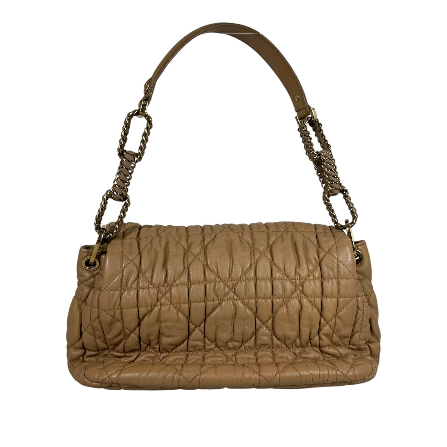Christian Dior/Hand Bag/Leather/BEG/ view 1