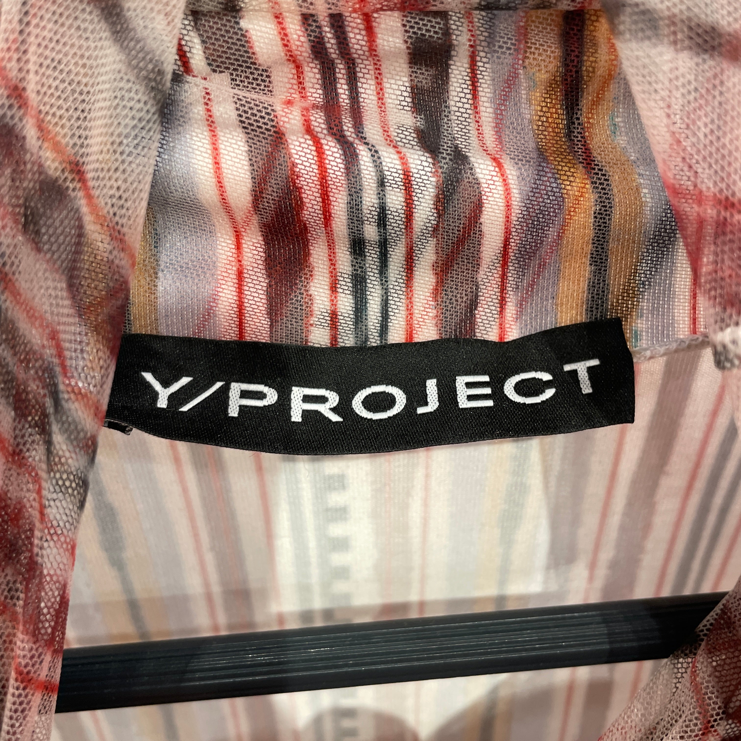 Y/PROJECT/LS T-Shirt/S/Polyester/MLT/Stripe/MESH/TULLE VERT STRIPE SHIRT view 3