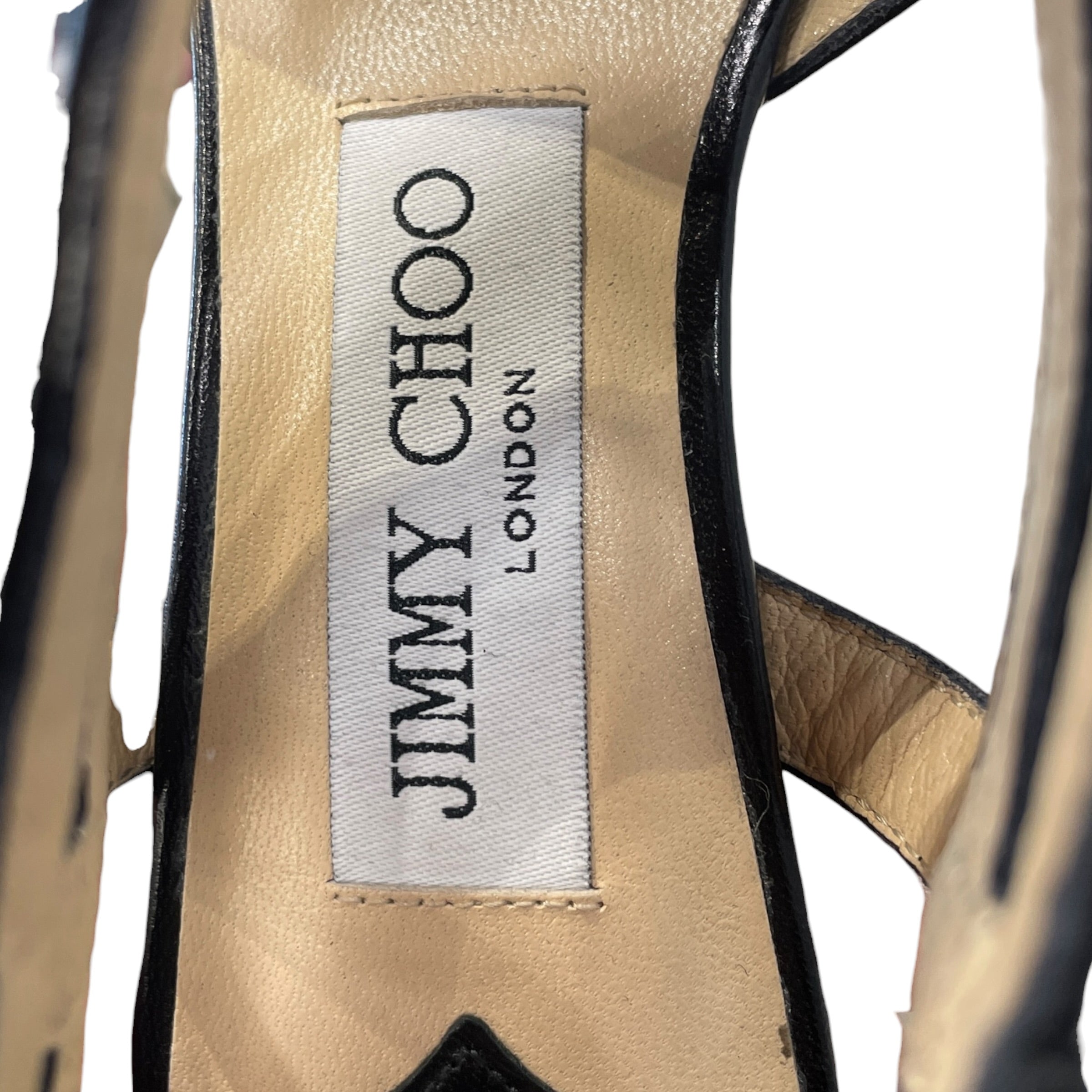 JIMMY CHOO/Heels/US 8/Leather/BLK/ view 3
