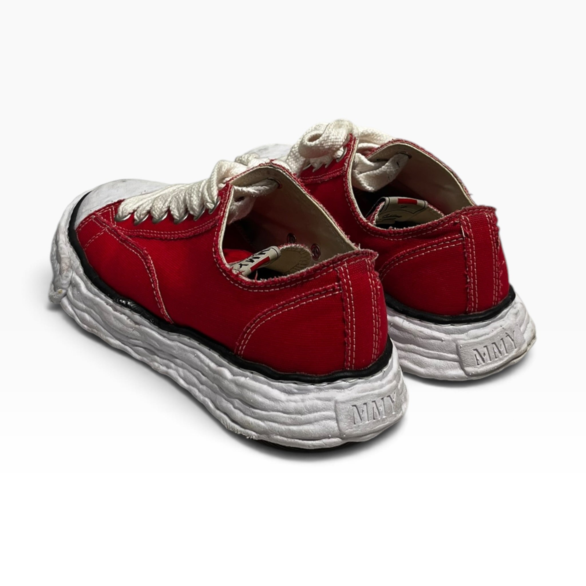MIHARA YASUHIRO/Low-Sneakers/EU 42/Cotton/RED/ view 2