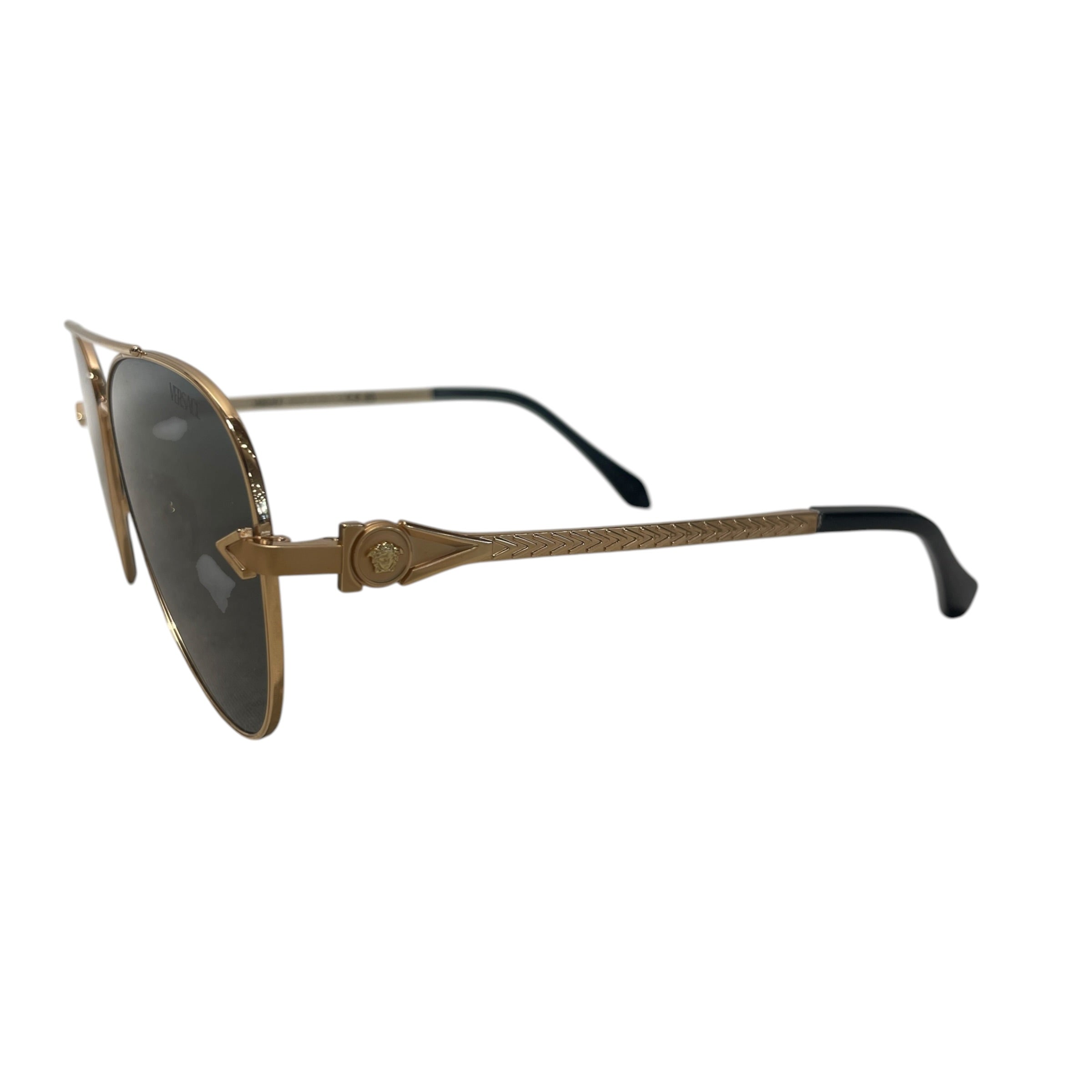 VERSACE/Sunglasses/Metal/GLD/M's/ view 2