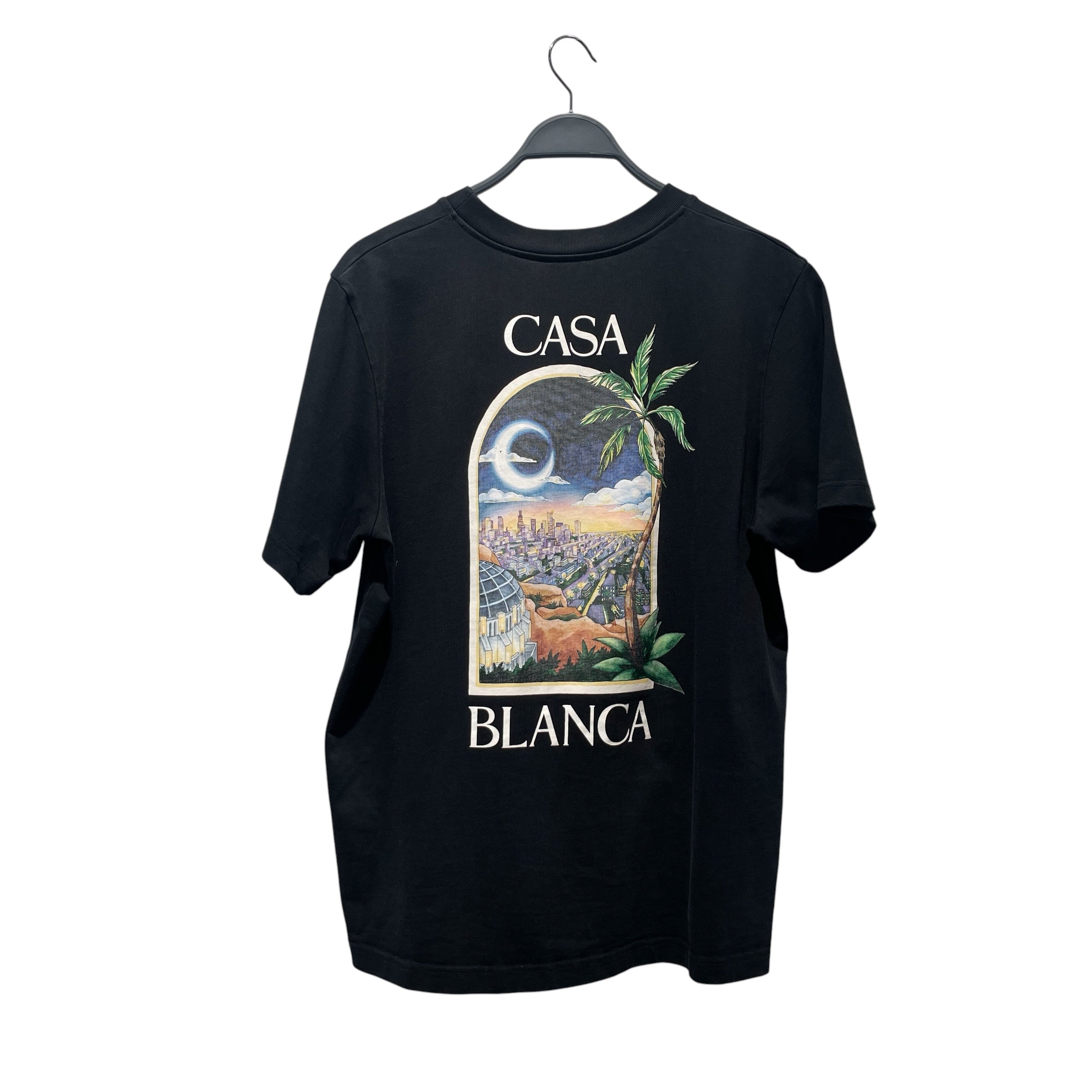 CASABLANCA/T-Shirt/XL/Cotton/BLK/ view 2