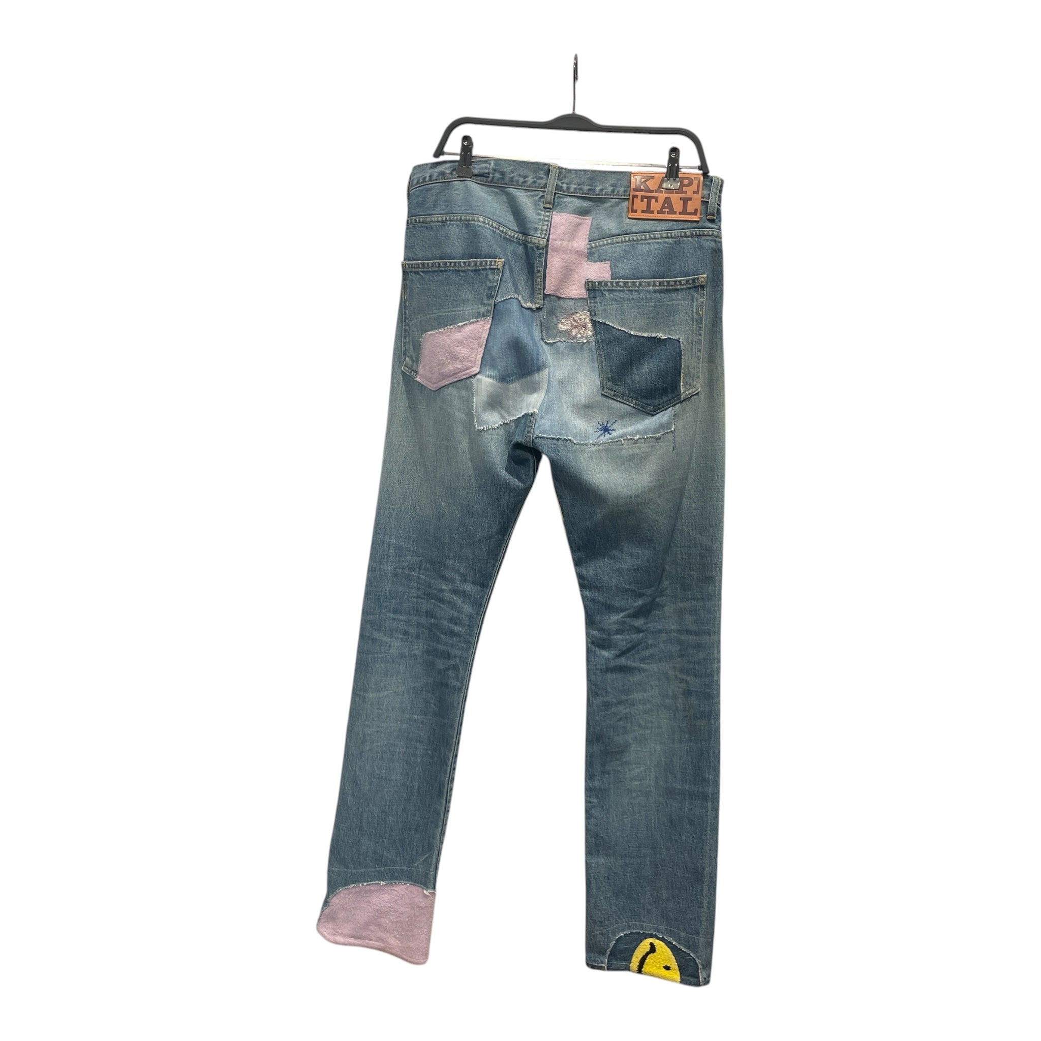KAPITAL/Pants/36/Cotton/IDG/PATCHWORK & EMBROID FLOWERS view 2