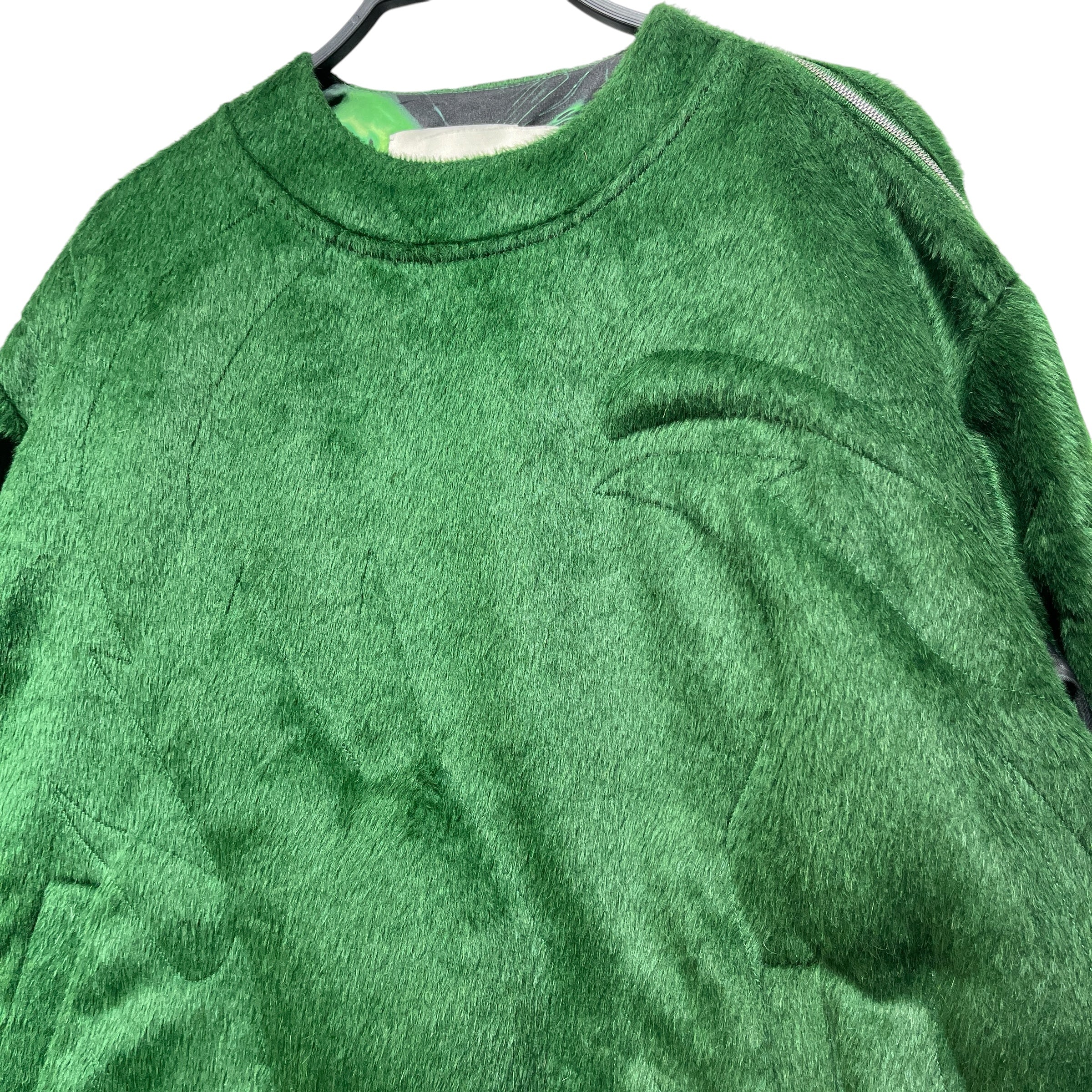 Feng Chen Wang/Jacket/S/Wool/GRN/Graphic/Padded Alpaca Wool Sweater view 2