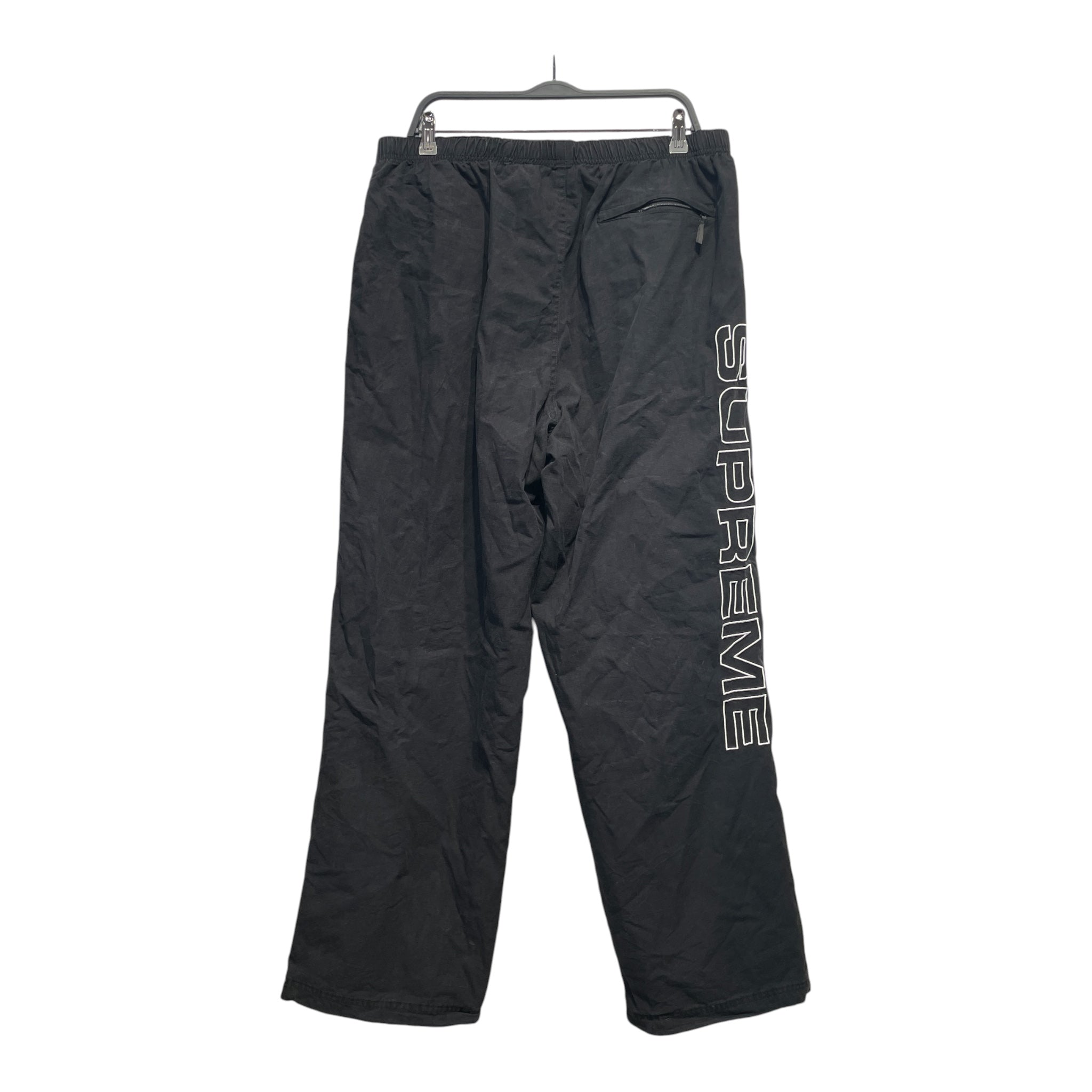 Supreme/Pants/XL/Cotton/BLK/Graphic/supreme side logo view 2
