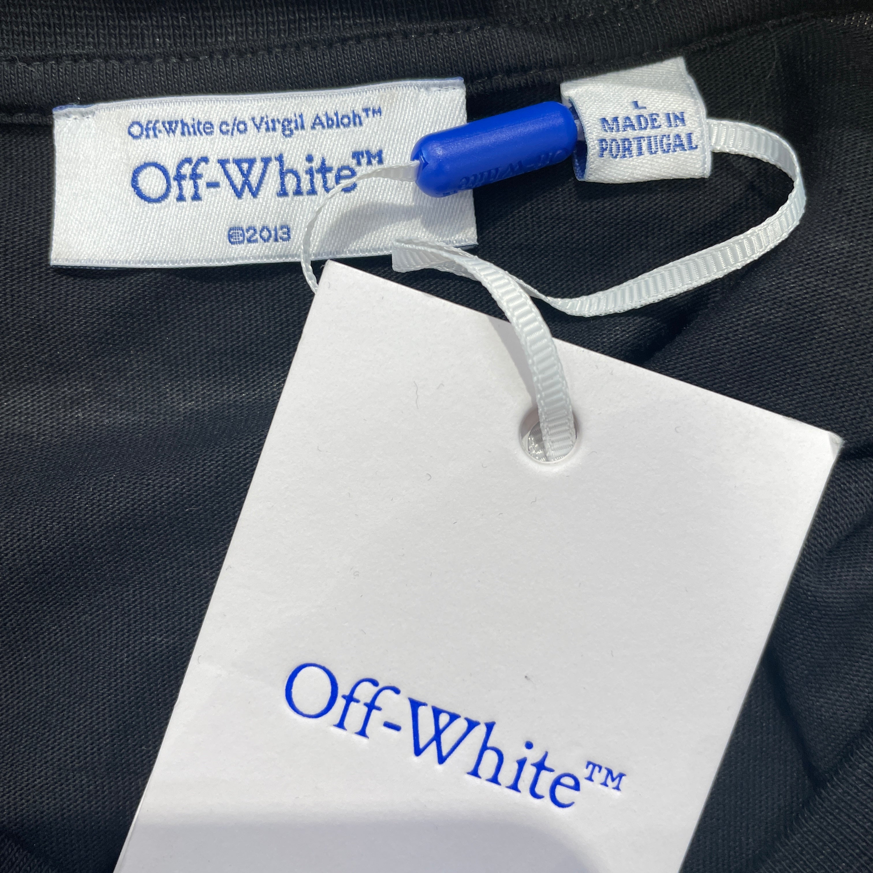 OFF-WHITE/LS T-Shirt/2X/Cotton/BLK/Graphic/DIAG LOGO view 4