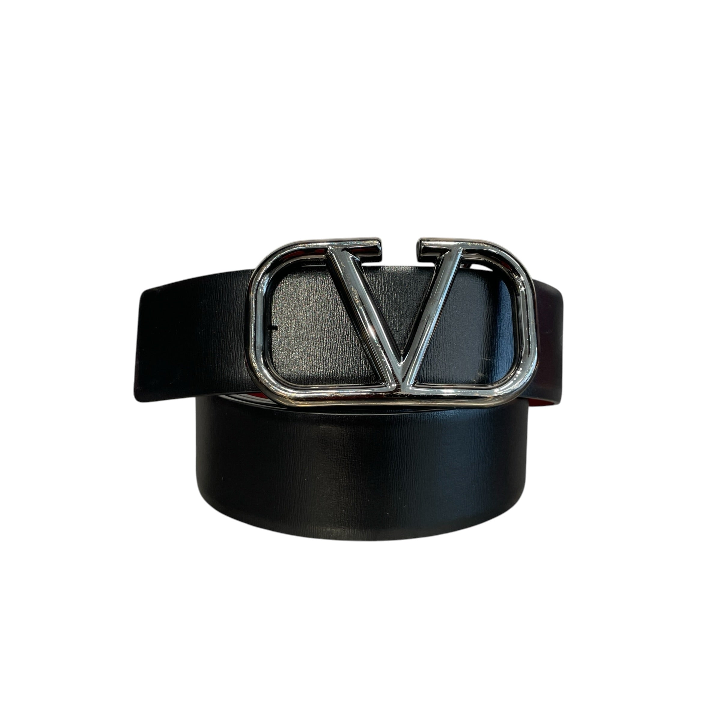 VALENTINO/Belt/Leather/BLK/M's/SIZE 44 view 1