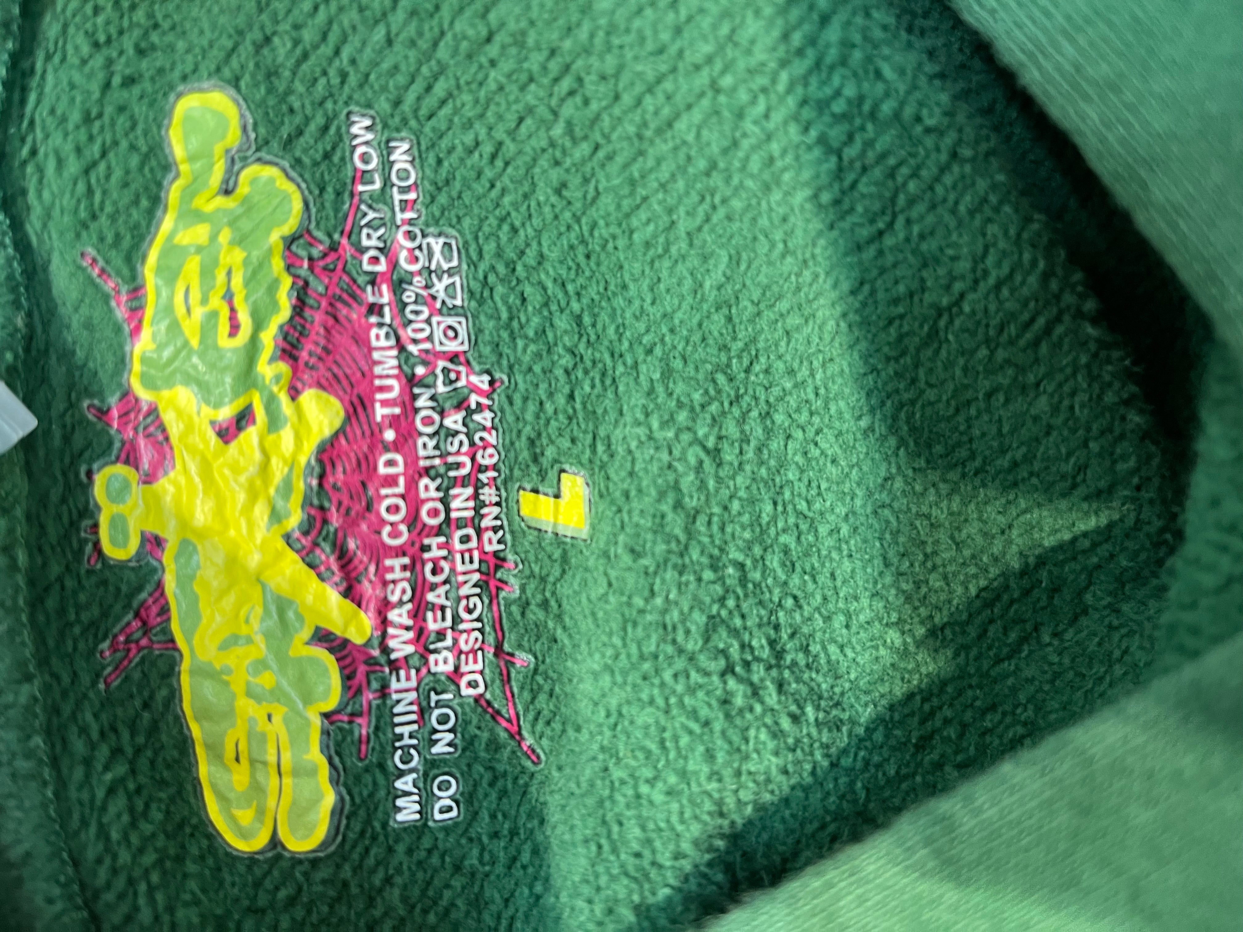 SPYDER/Hoodie/L/Graphic/Cotton/GRN/ view 3