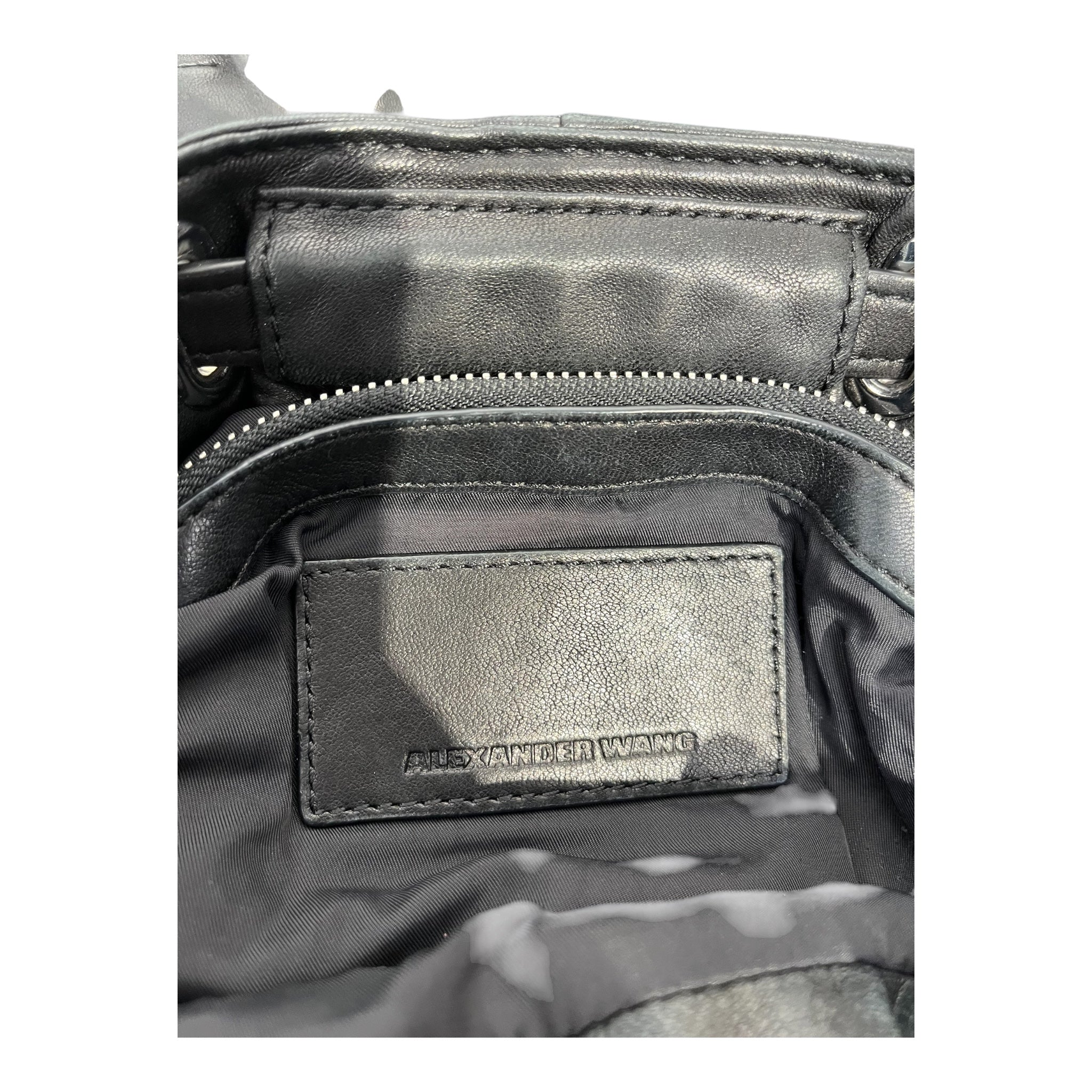 Alexander Wang/Backpack/Leather/BLK/MODULAR ZIP BAG view 4