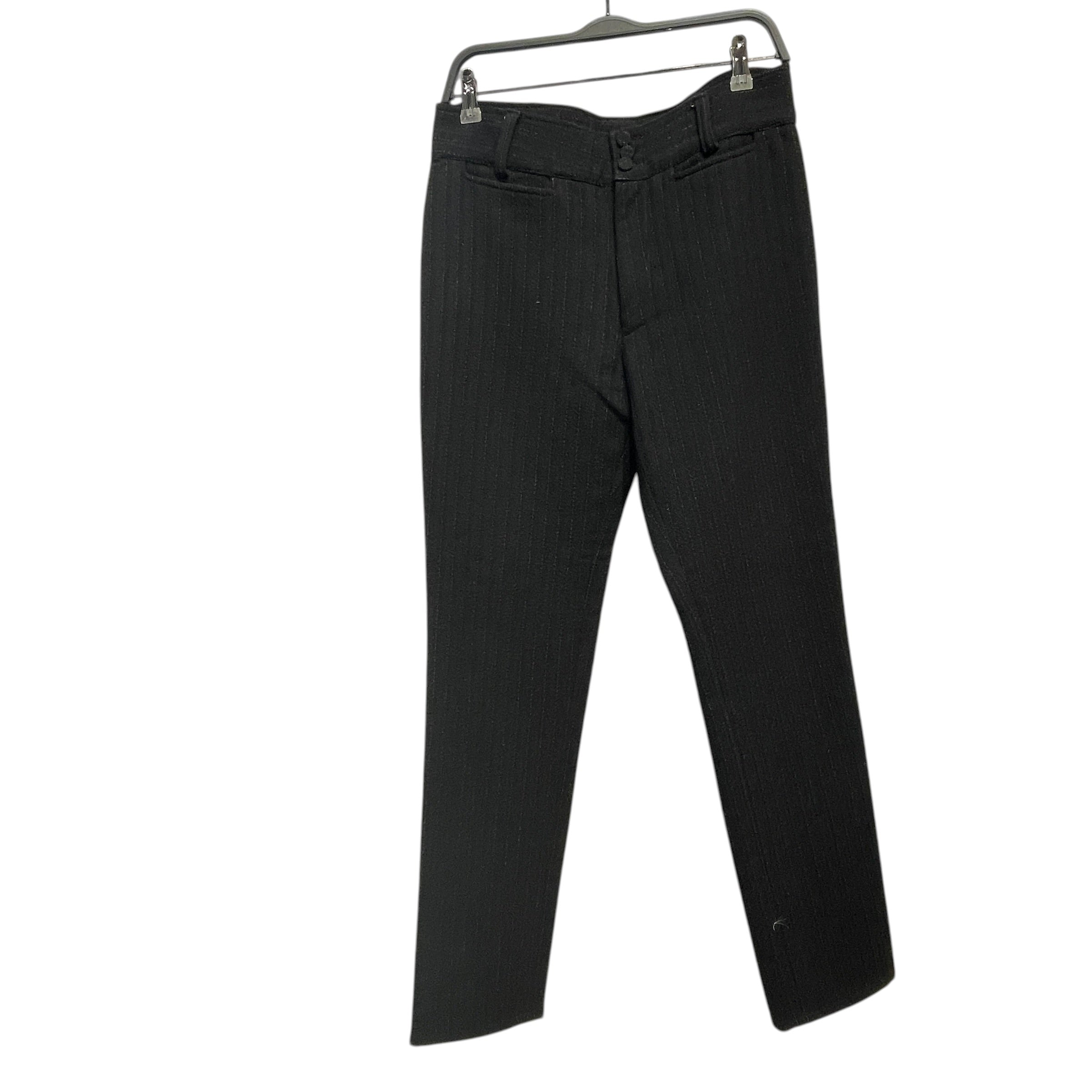 Jean Paul Gaultier/Straight Pants/34/Cotton/BLK/Stripe/ view 1