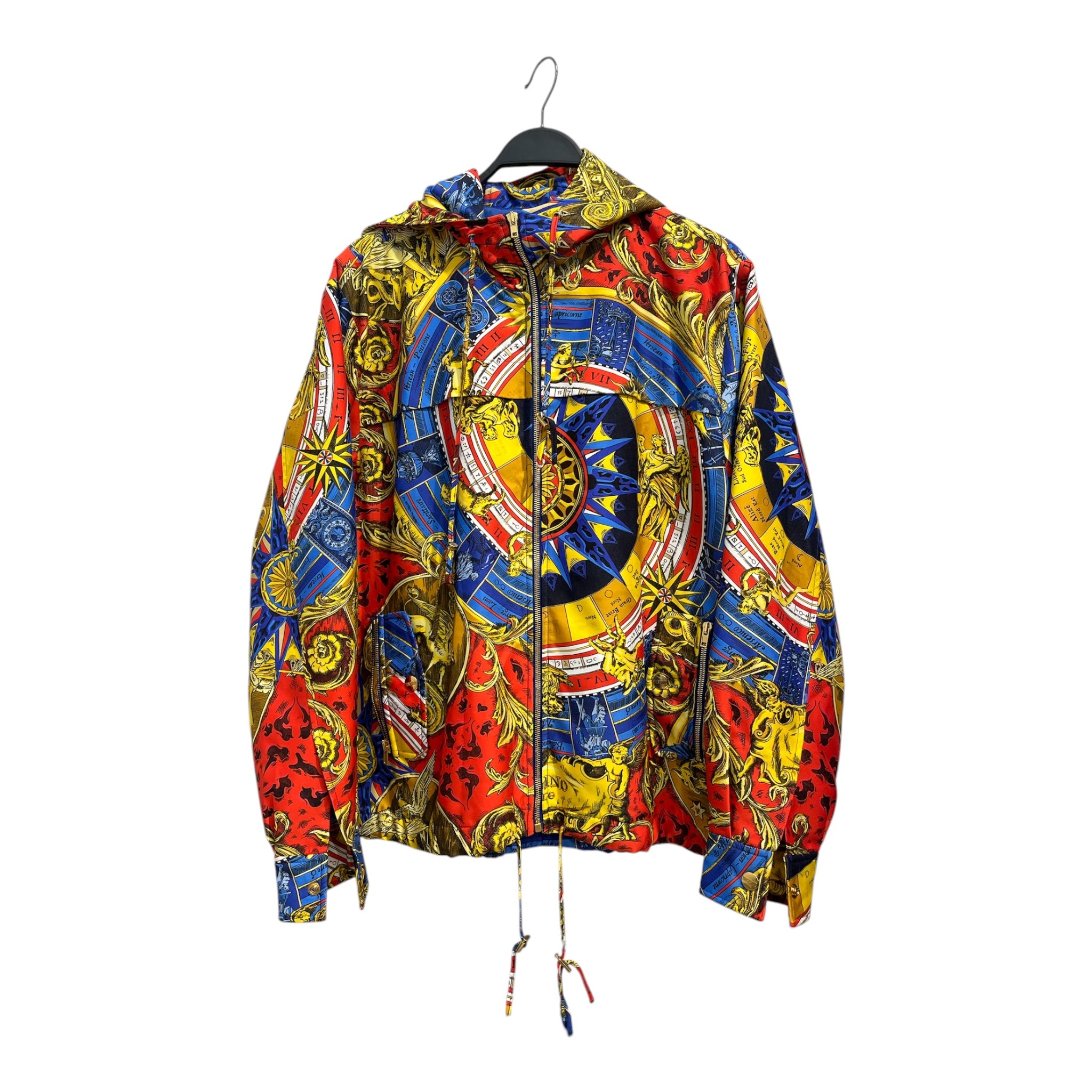 MOSCHINO/Zip Up Hoodie/48/All Over Print/Nylon/MLT/ZODAIC PRINT view 1