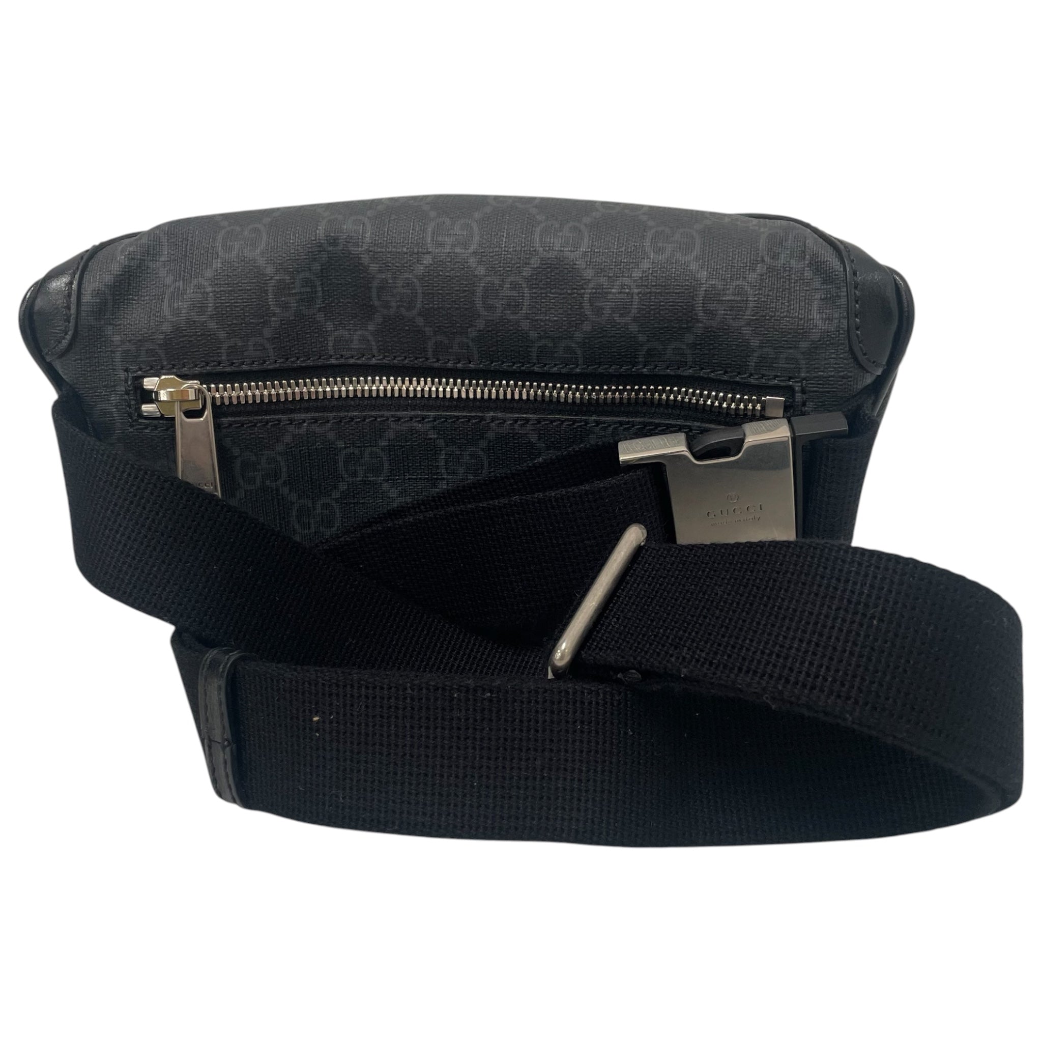 GUCCI/Fanny Pack/Hombre Check/Cotton/BLK/Interlocking G view 2