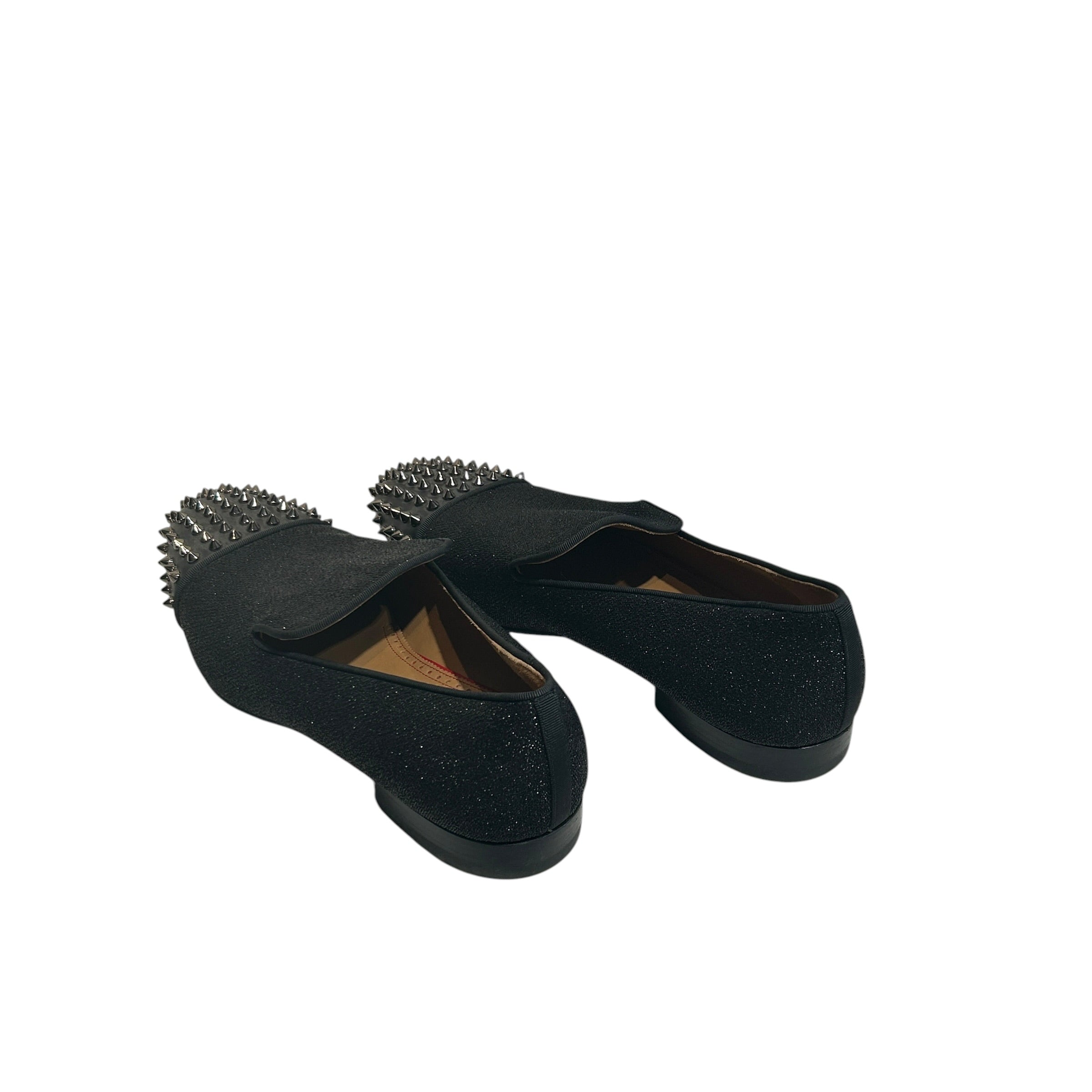 Christian Louboutin/Dress Shoes/EU 42/Cotton/BLK/Spooky Flat view 4